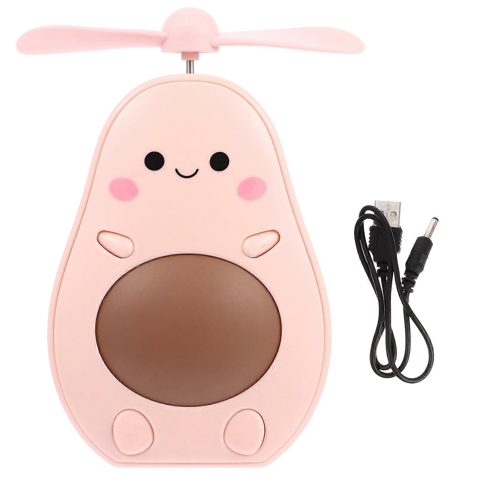 Guangmc 1 Set Portable Mirror Multi-functional Makeup Mirror Folding Mirror with Fan