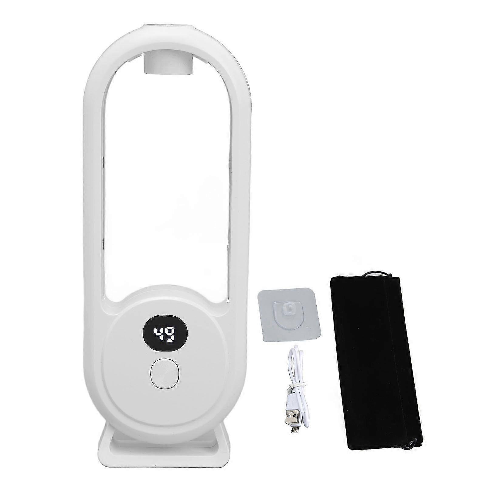 Essential Oil Diffuser Automatic 5 Gear Ultrasonic Ambient Light LED Display Fragrance Machine for Home Hotel White