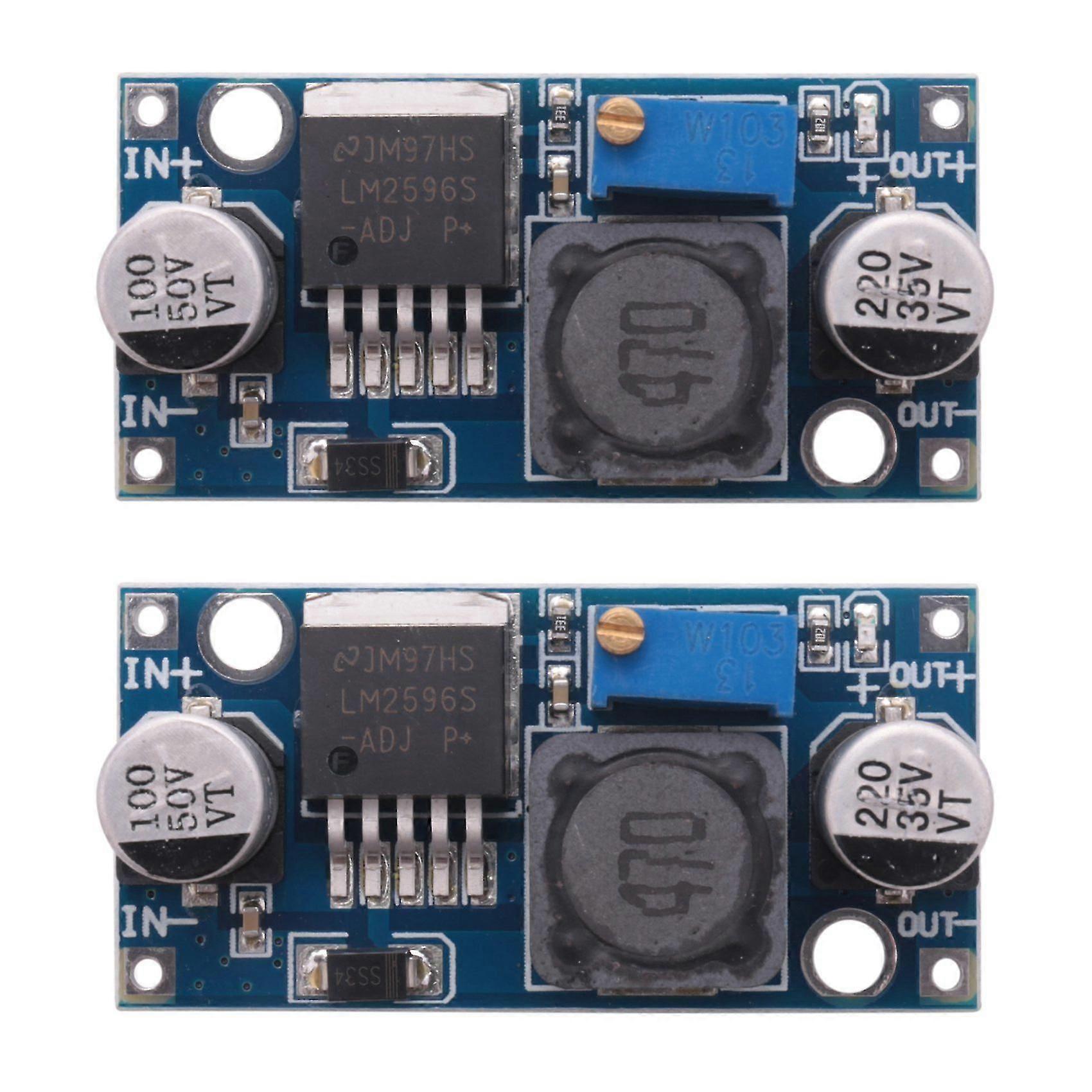 2x 48v reglabil step-down Regulator Module, Dc-dc, Lm2596hv intrare, 4.5-60v Power Module