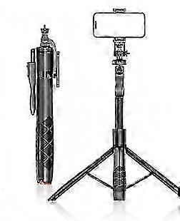 selfie stick with mobile phone tripod 180cm and holder