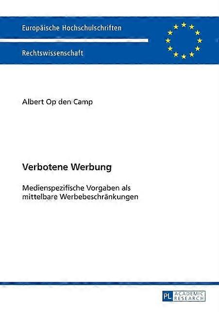 Verbotene Werbung by Albert Op Den Camp Paperback