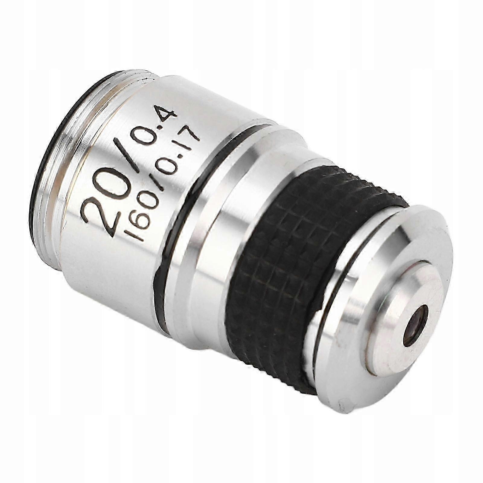 20x Microscope Objective Chrome-plated Brass