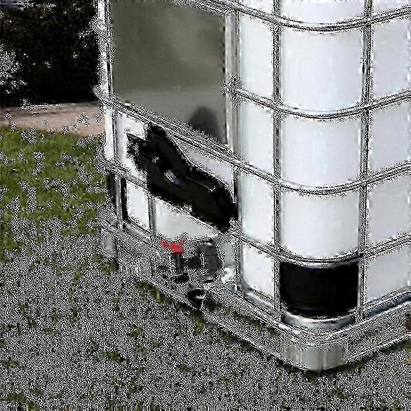 1000 litre tank IBC with S60x6 adapter valve and 3/4 faucet