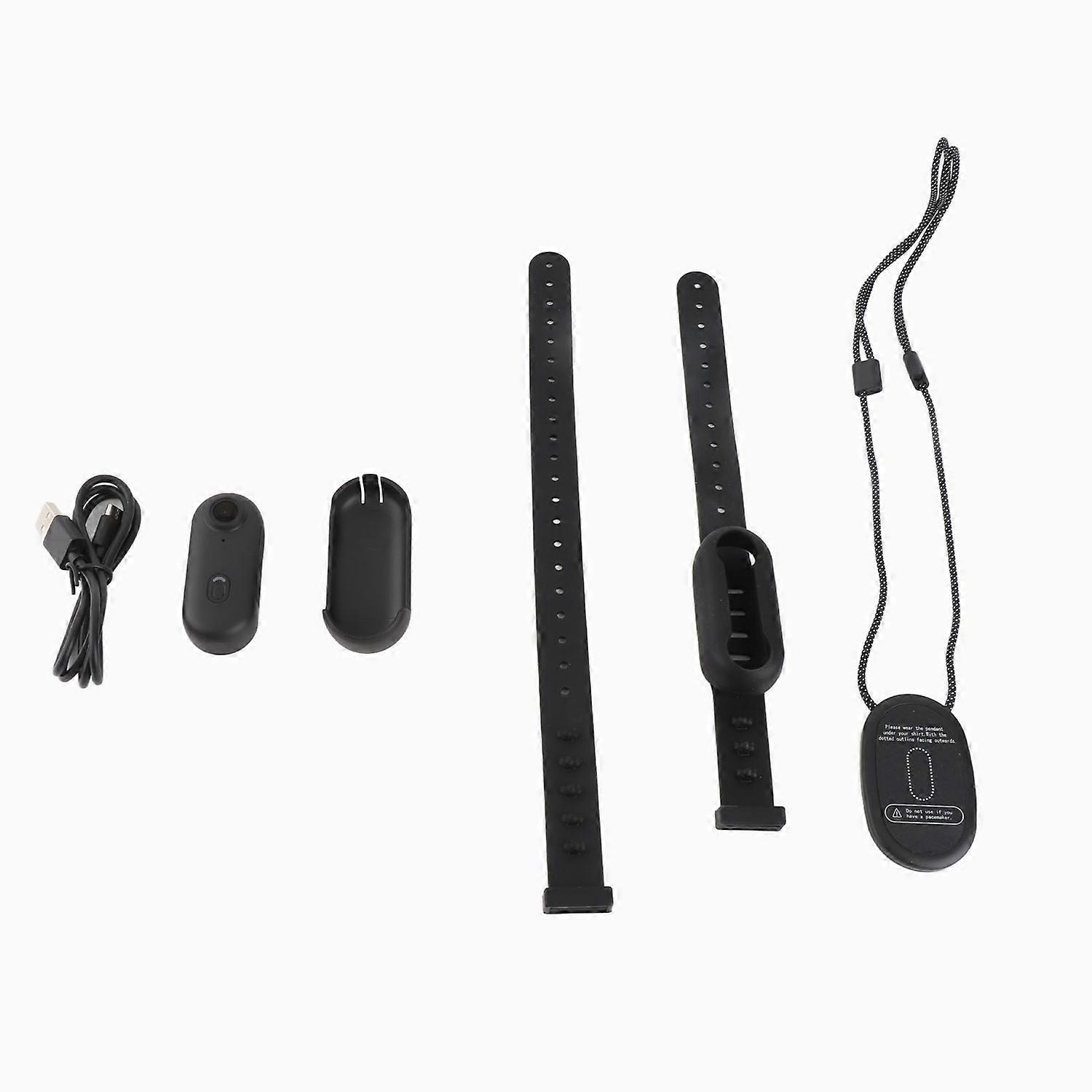 Collar Camera with Back Clip 1080P 30FPS Wireless Loop Video Recording Magnetic 120° Wide Angle 800m