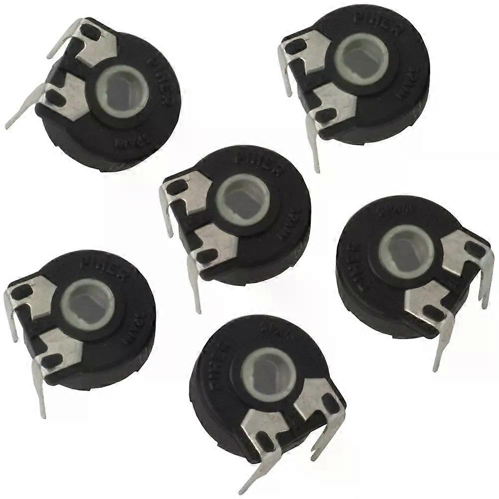 Horizontal Potentiometer PT15 1M Elliptical Hole Horizontal Adjustable Resistor 1K 2K 5K 10K 20K 50K 100K 500K 5PCS