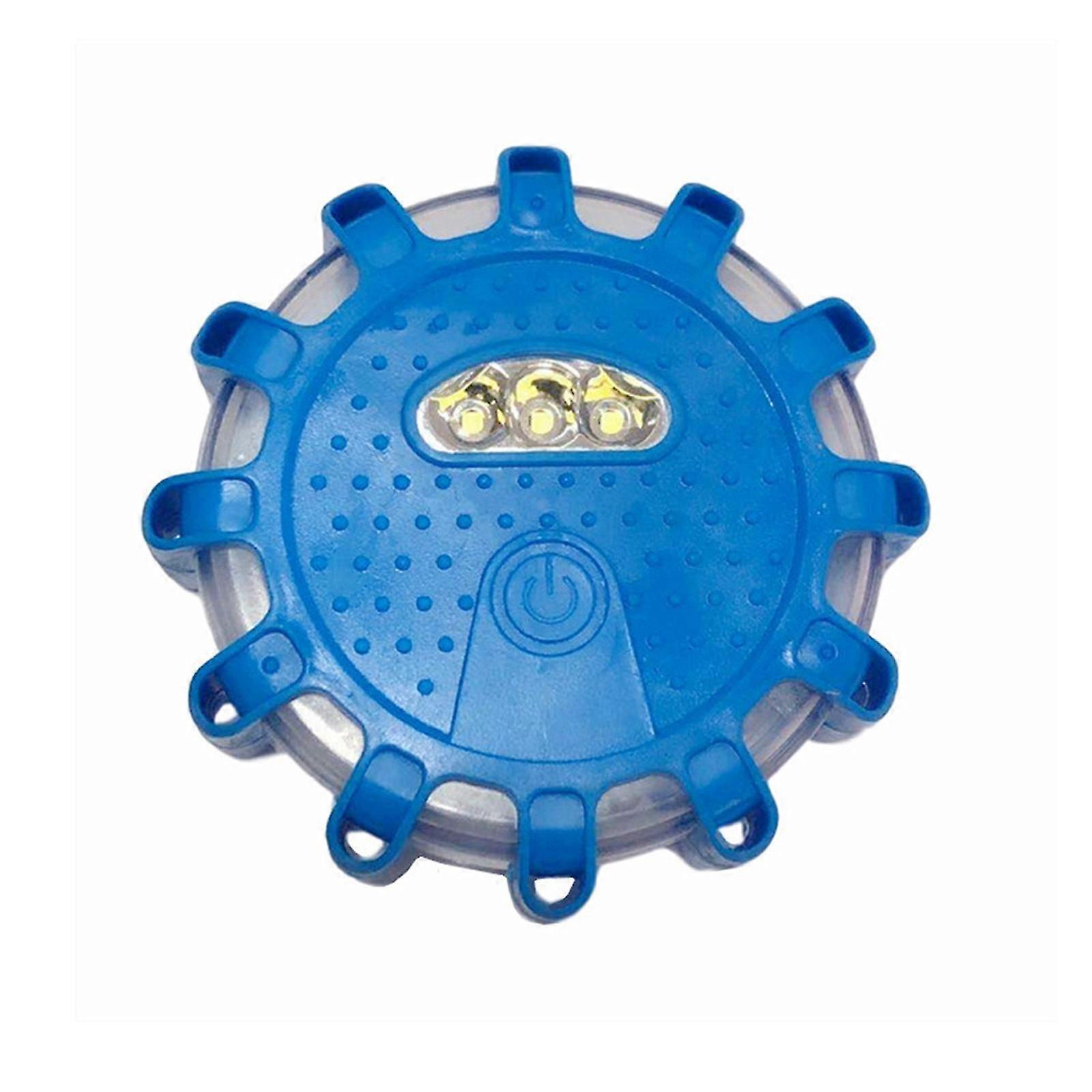 Multiple Use LED Warning Lights LED Warning Light Auto Safety Flashing Lights PVC Lights for Auto Accidents & Breakdowns  12led blue