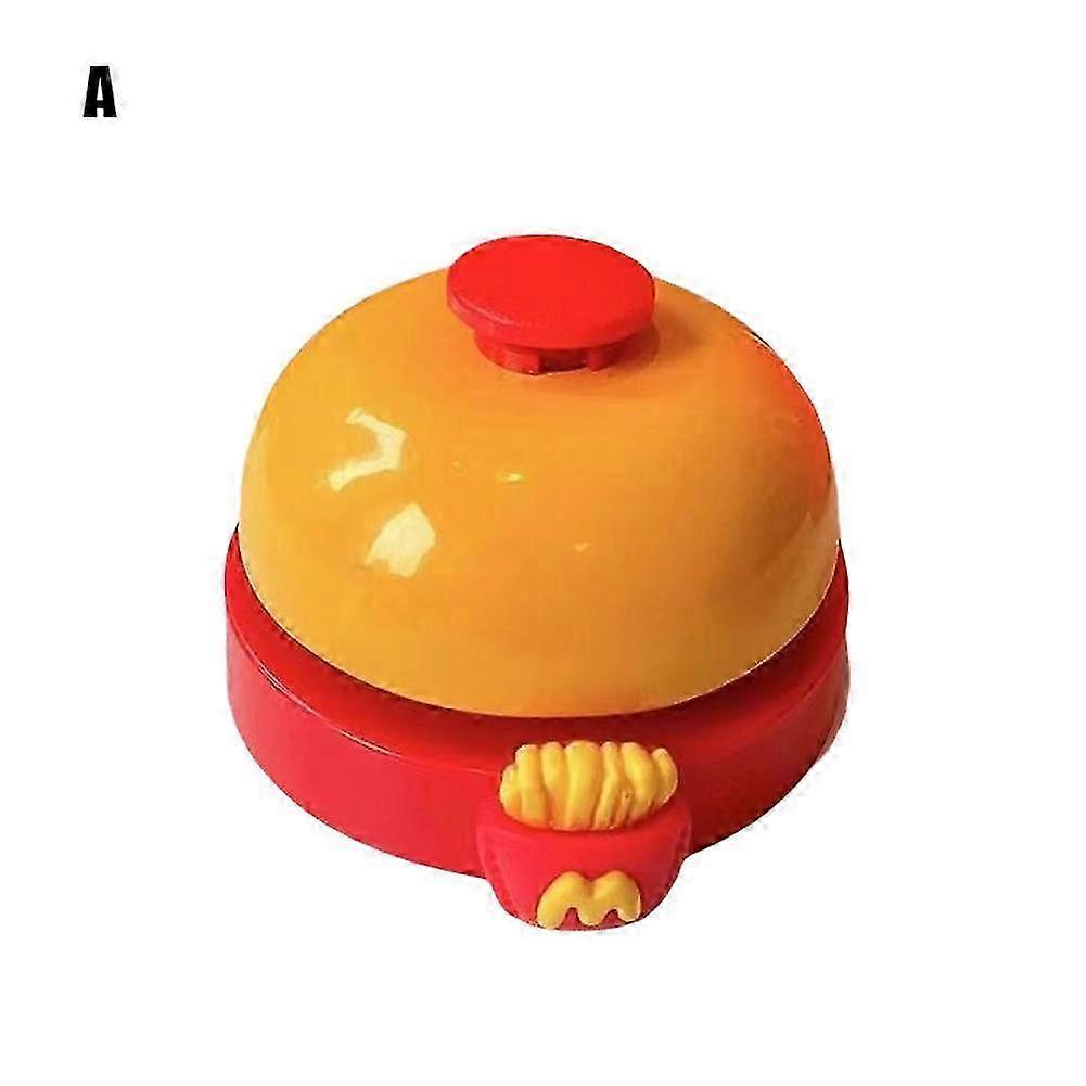 Cujmh Hand-Operated Response Bell, Classroom Office Call Bell with M Patch