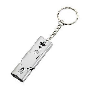 Portables Emergencies Whistled Diving Football Basketball Tactically Whistled for Safety Camping Hiking  Silver