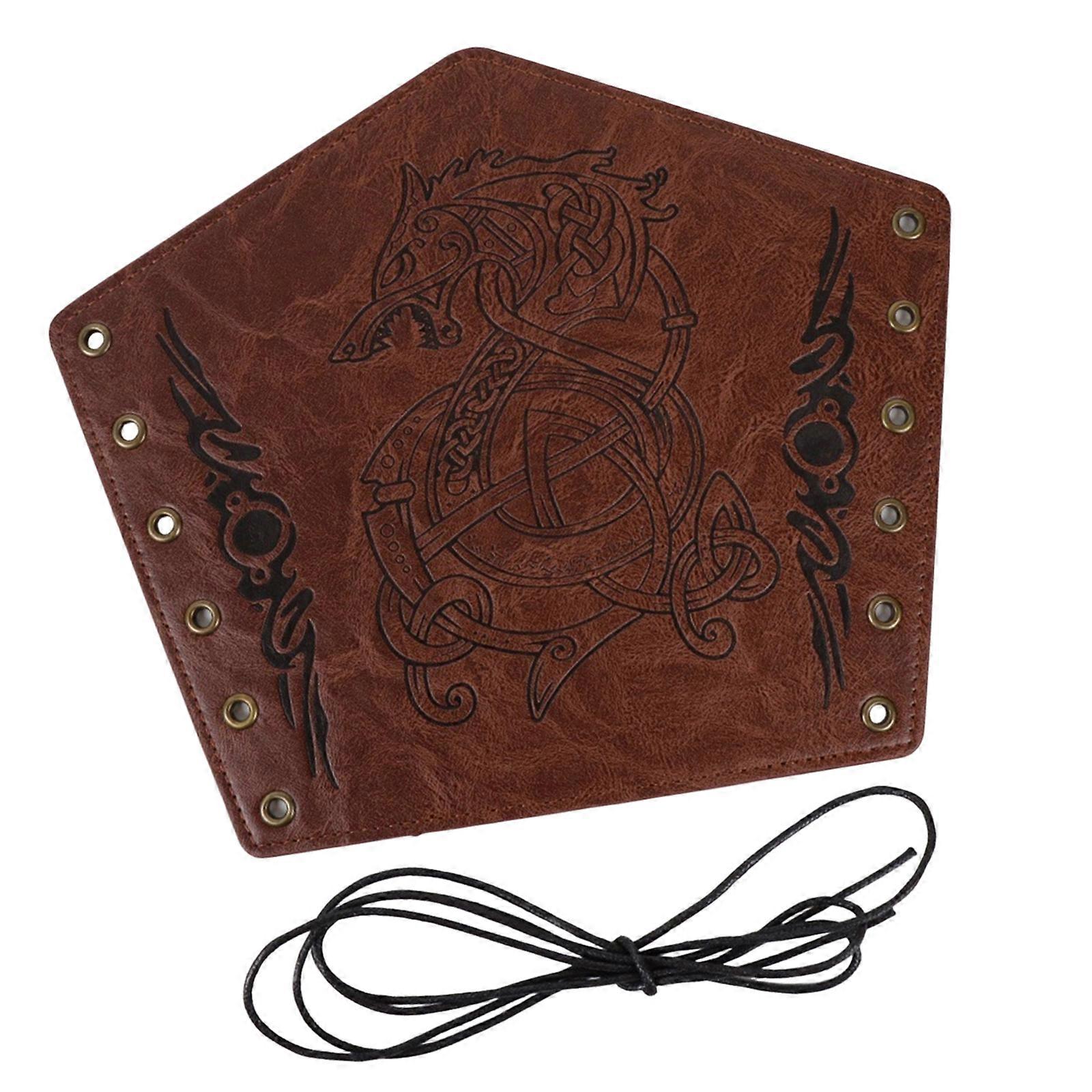 Arm Guard Gauntlet Wristband Role Playing Armguards Wide Knight Arm Gauntlets for Medieval Reenactment  C