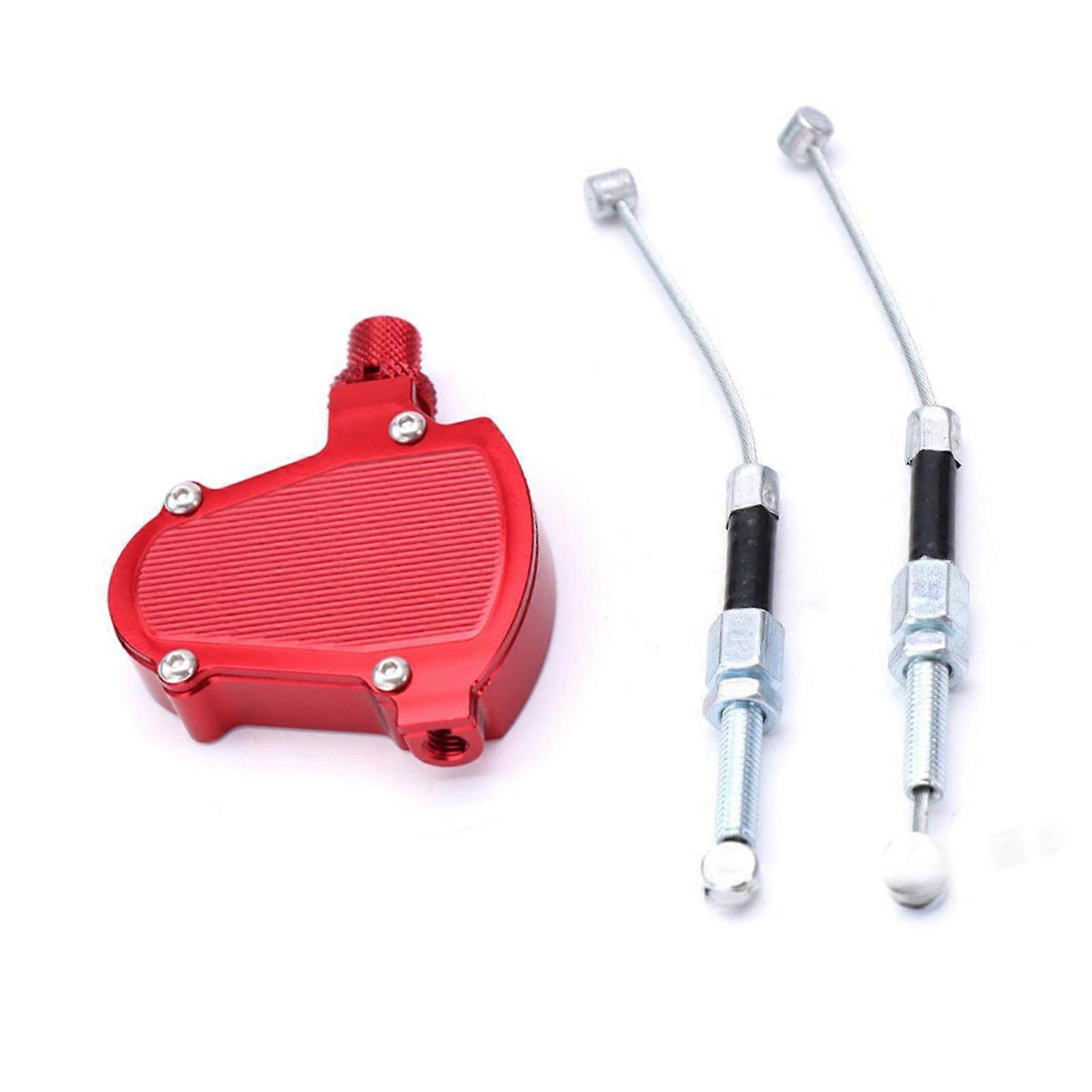 Motorcycle Easy Stunt Pull Cable Lever Aluminum Clutch Easy Pull Cable Universal Clutch Modification Easy Installation  Red