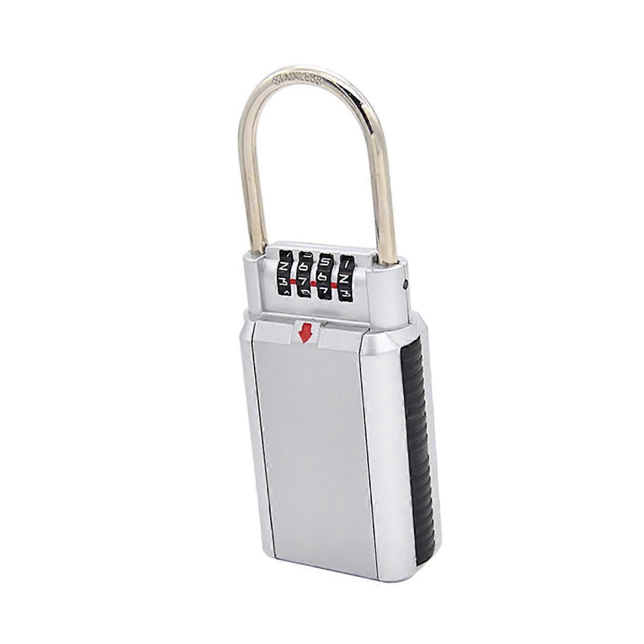 Wall Mounted Key Lock Box, Combination Lock, Secure Key Storage For House Keys, Easy Install, Compact Design