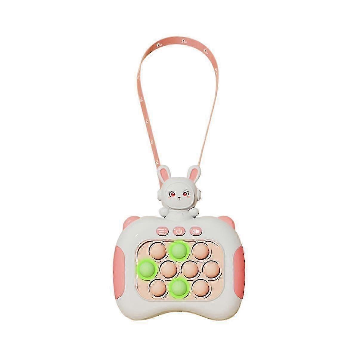 Quick Push Bubble Game Fidget Game Handle Anti-Stress Leker med LED Game Machine lindre stress leketøy