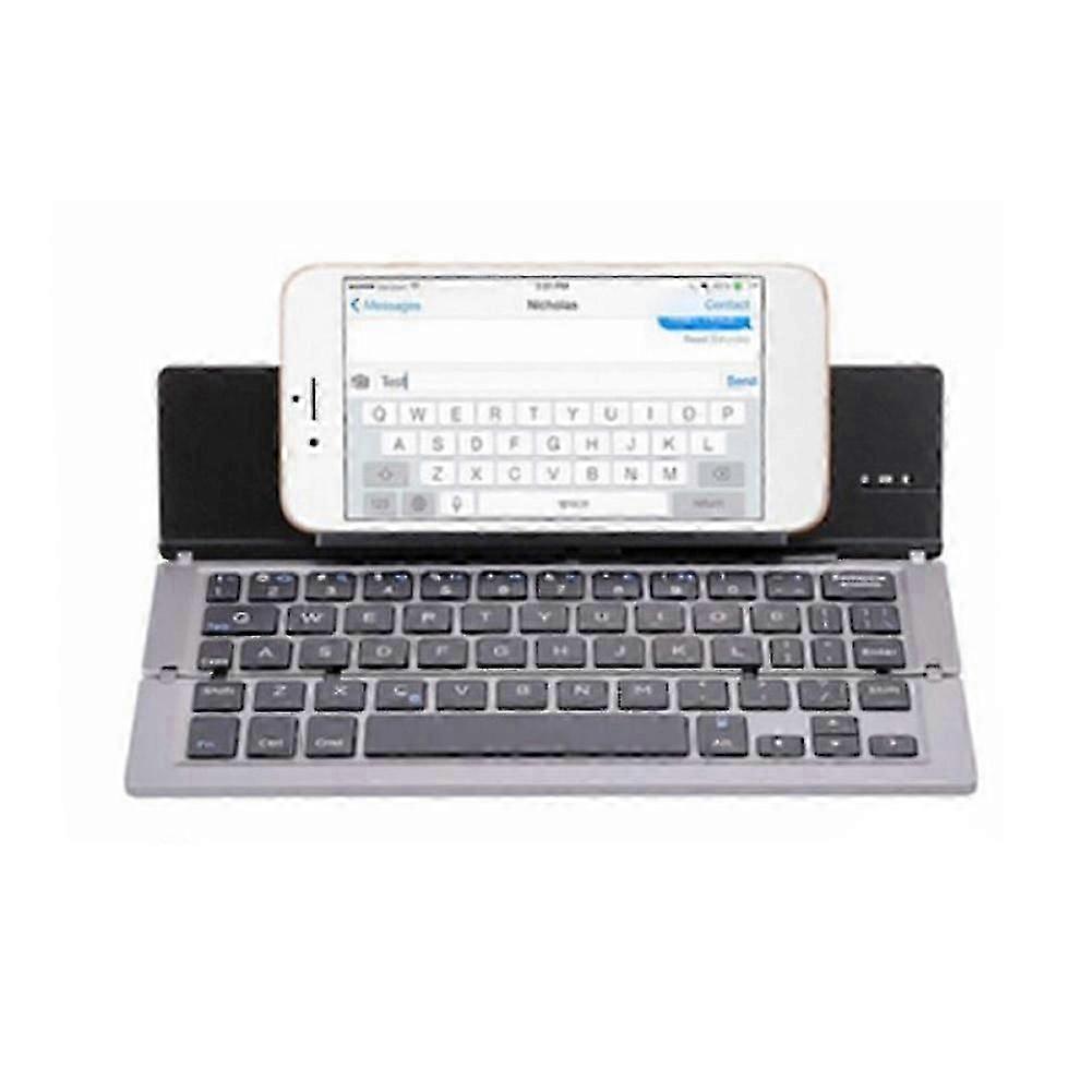 Portable Folding Wireless Bluetooth-compatible Keyboard Keypad For Ipad Mobile Phone Tablet
