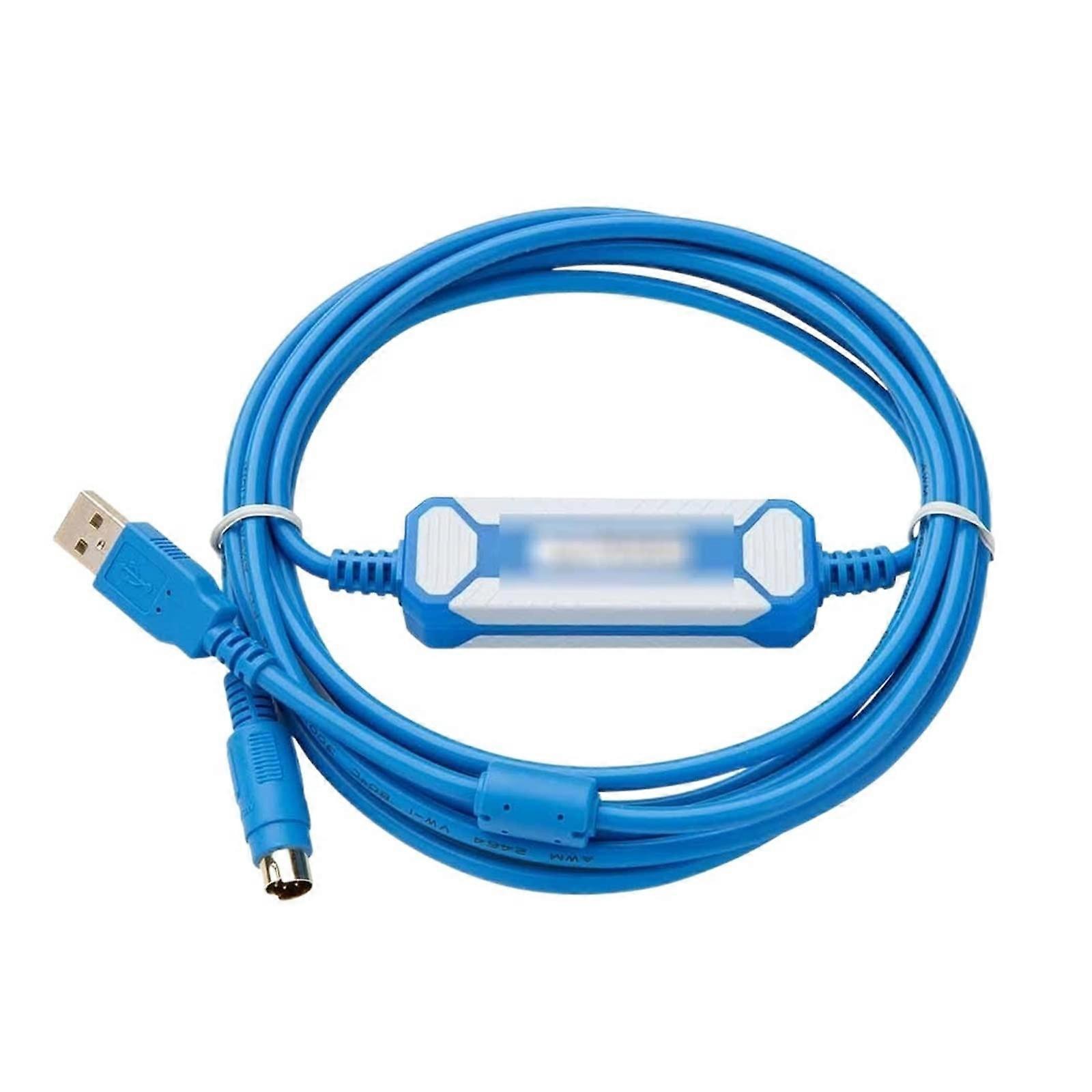 FX Series PLC Isolation Programming Cable 3m Gold Plated Adapter FX2N FX3U FX1N