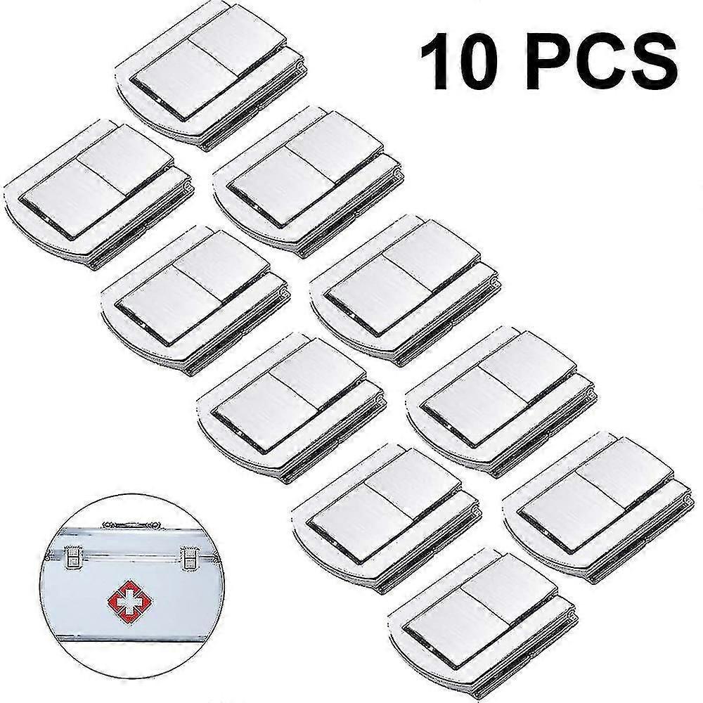 10pcs العتيقة مزلاج هابس الزخرفية خمر أقفال مع مسامير