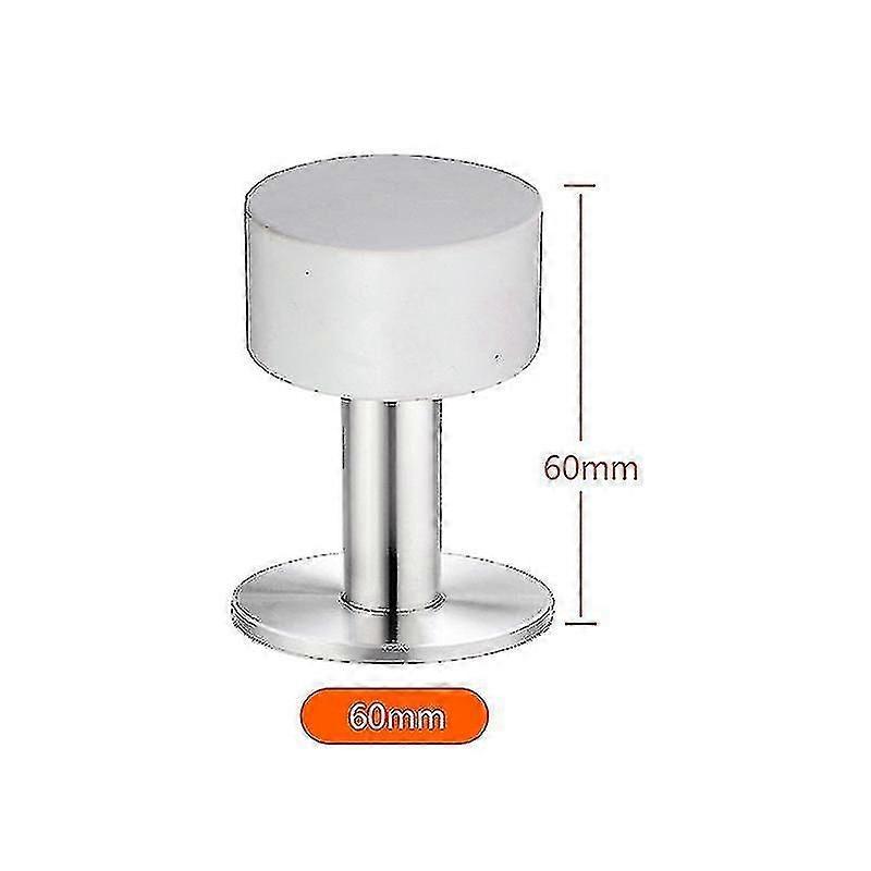 مانع الباب الأبيض ذاتي اللصق ، مصنوع من الفولاذ المقاوم للصدأ مع أعلى ممتص الصدمات لترطيب الصوت (عبوة من 2) Hao