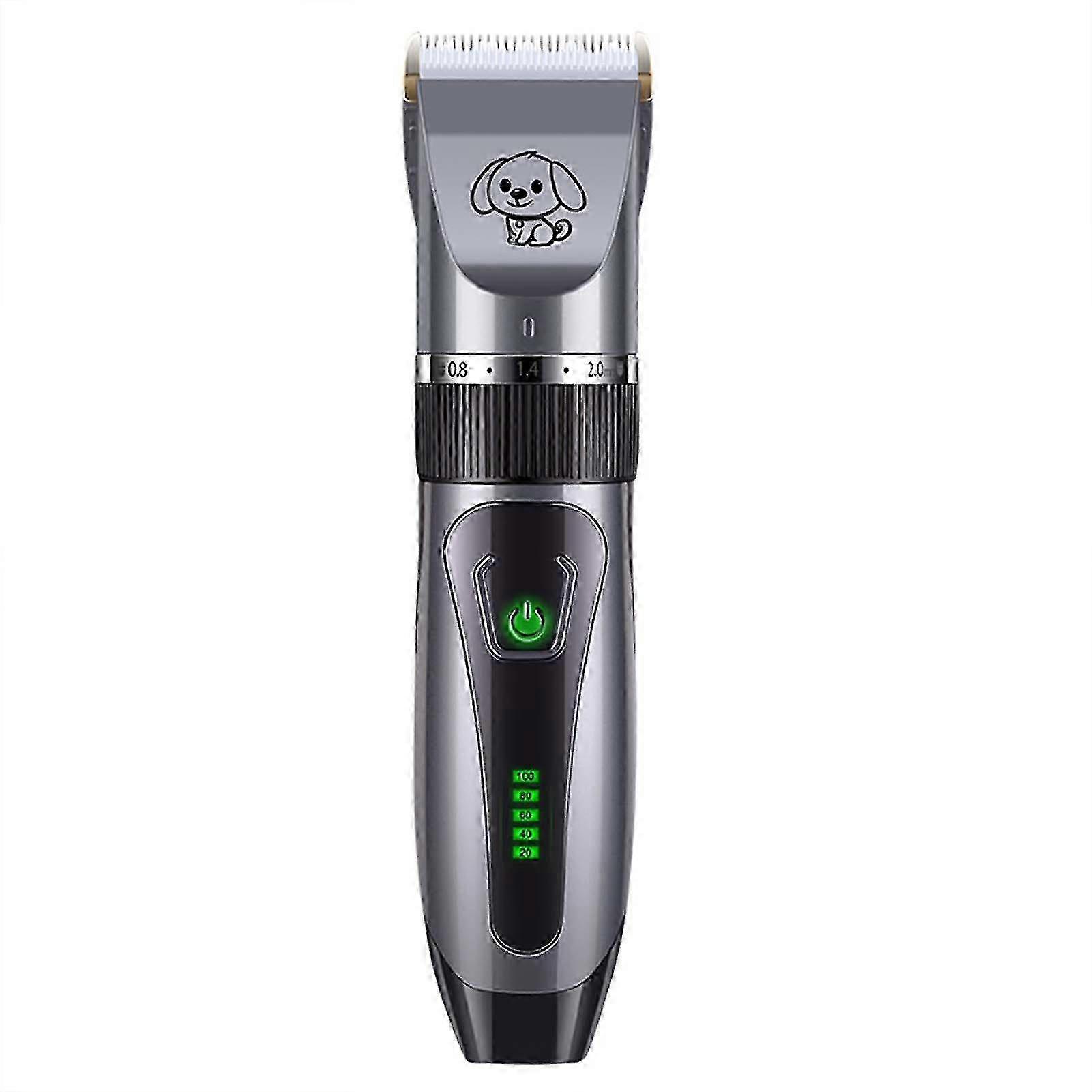 f Rechargeable Pet Hair Trimmer 2 Level Speed Trimmer With Power Display