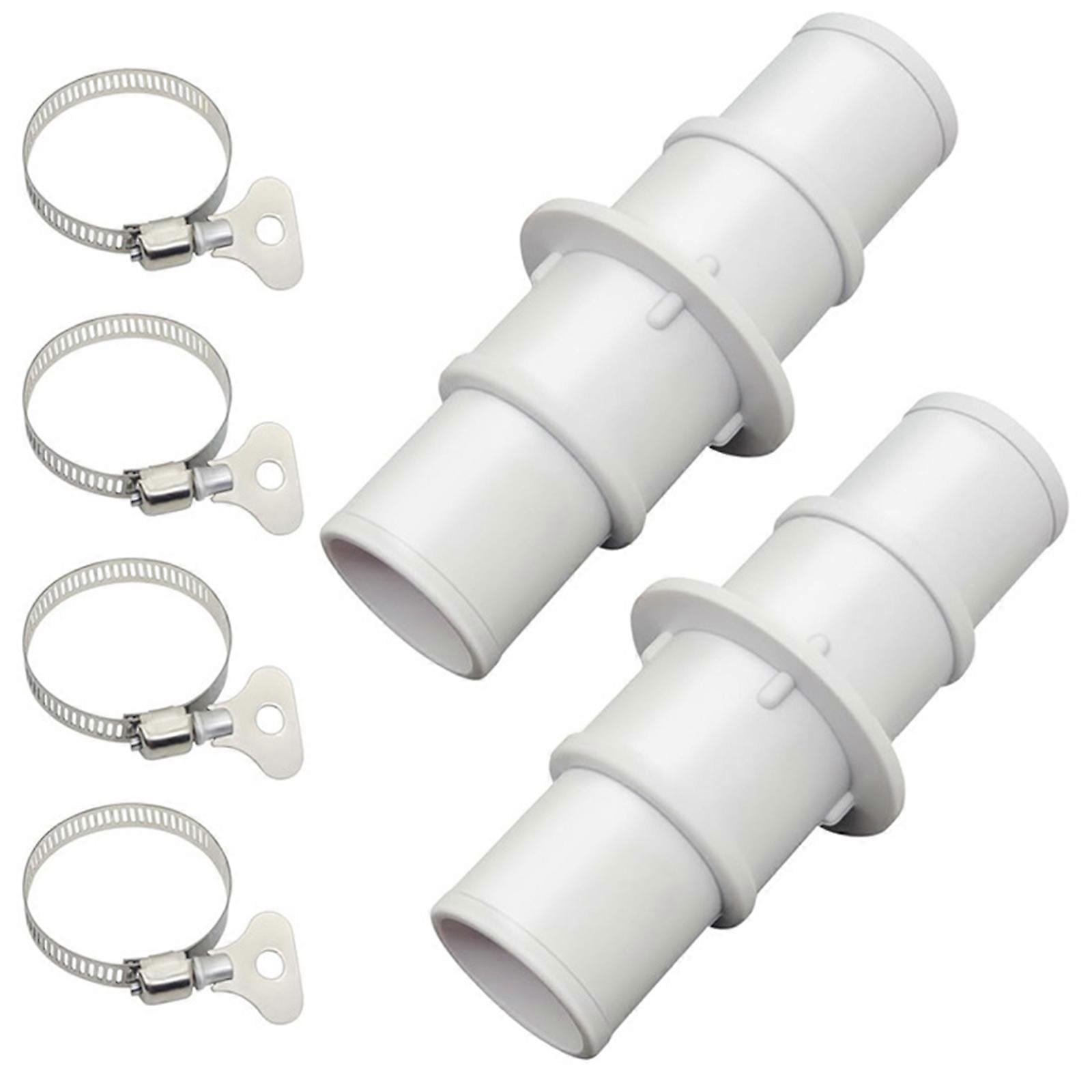 Pool Vacuum Hose Adapter Set Easy Install Connector Filter Hose Coupling Easy Install Pool Equipment Replacement Kits Multicolor