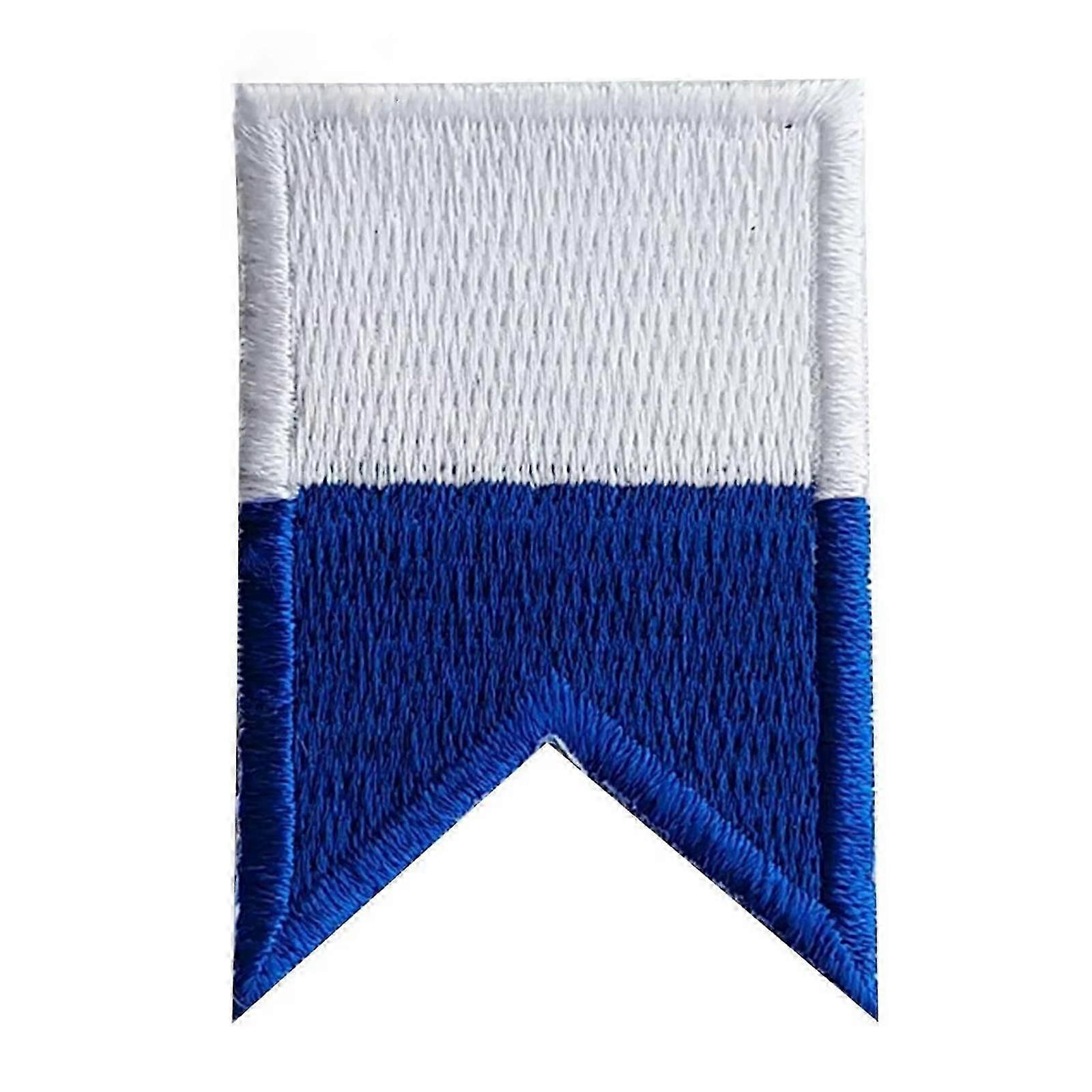 Scuba Diver Down Embroidered Iron-On Dive Flag Patches