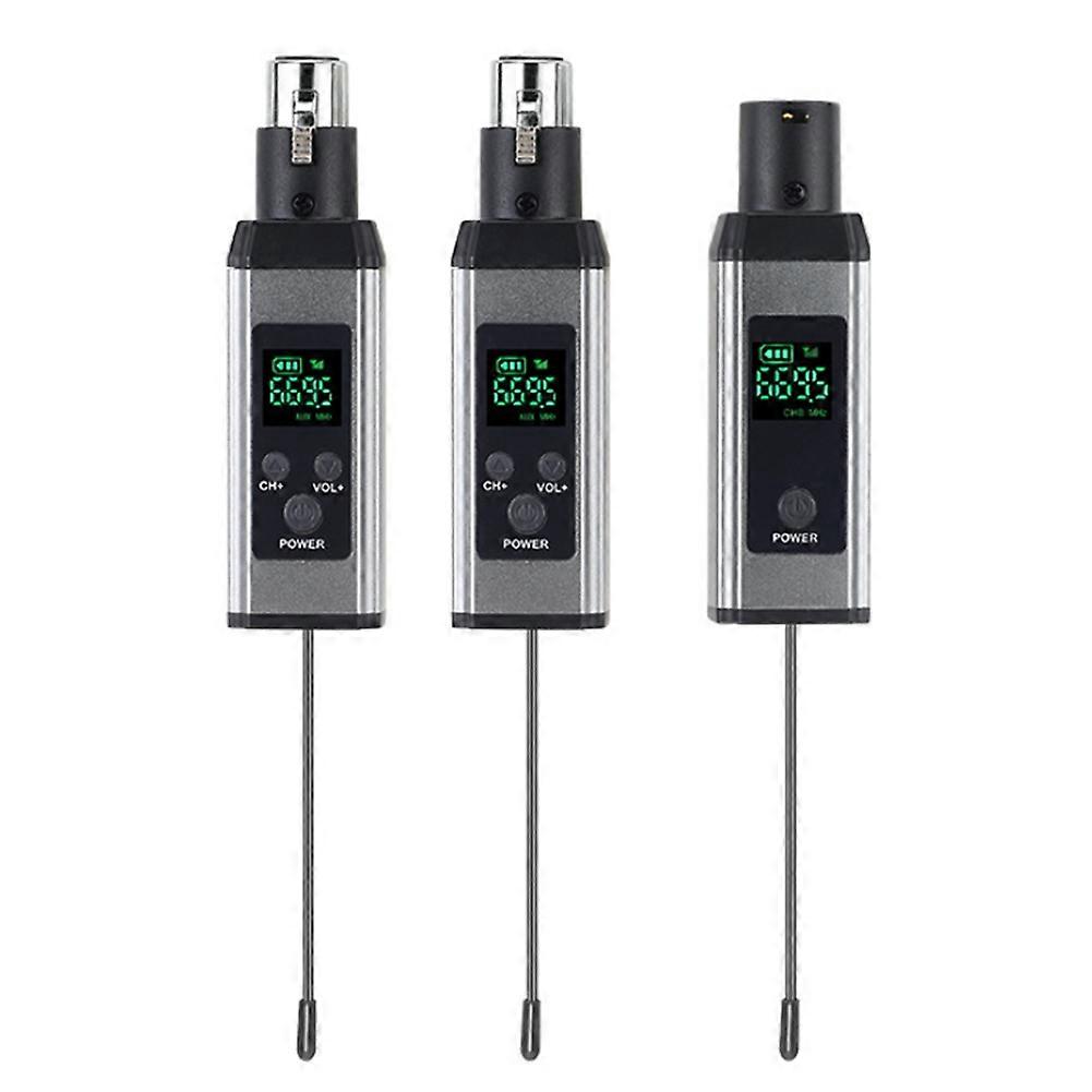 Wireless Microphone Converter Microphone Transmitter Receiver XLR Microphone Wireless System for Dynamic Microphone B