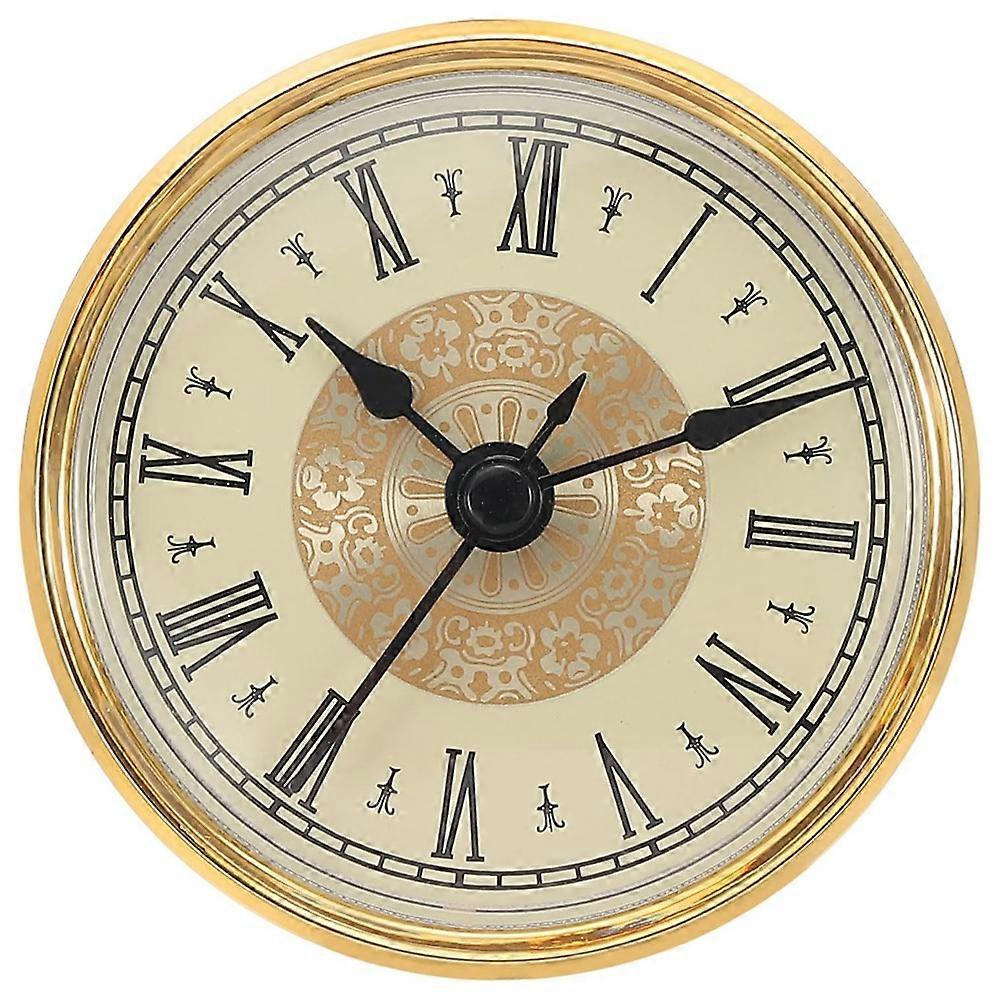 70mm Quartz Clock Insert,Round Quartz Movement Miniature Clock B