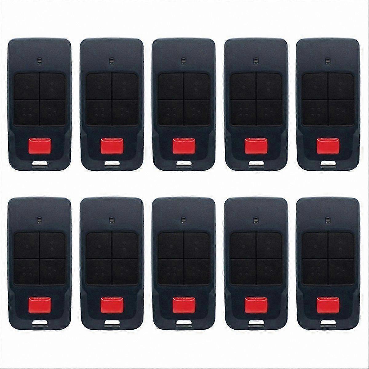 10-Pack Garage Door Remote 433.92MHz Rolling Code-Compatible Handheld Transmitter