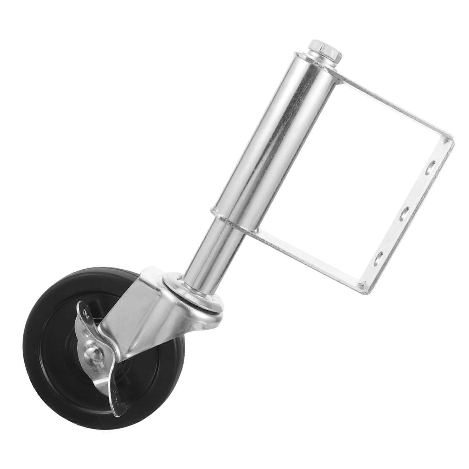 Gate Wheel with Spring Load Shock Absorbing Caster for Residential Metal Gates on Uneven Surfaces