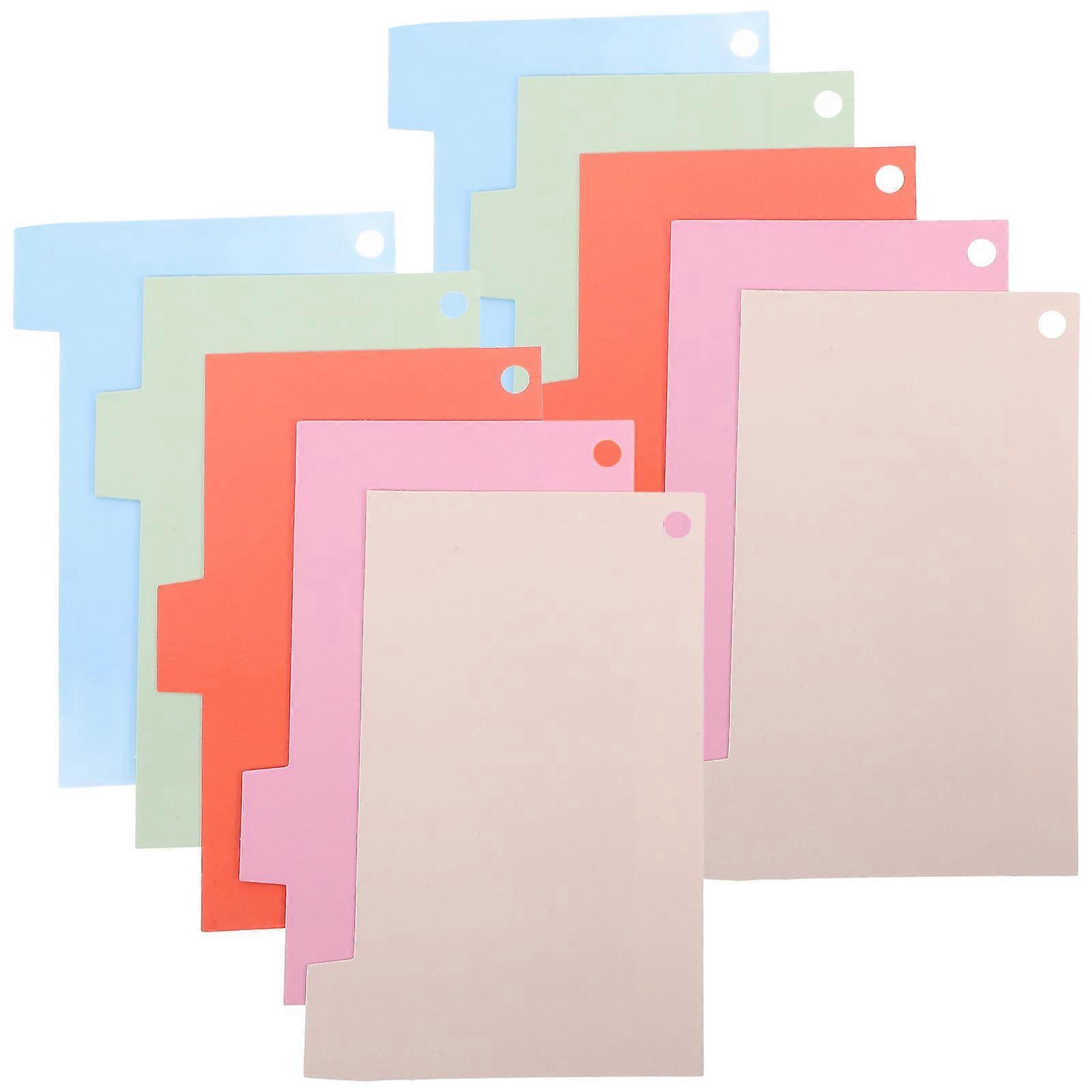 Index Card Dividers Paper Tabs for Notebook Use 15 Sheets