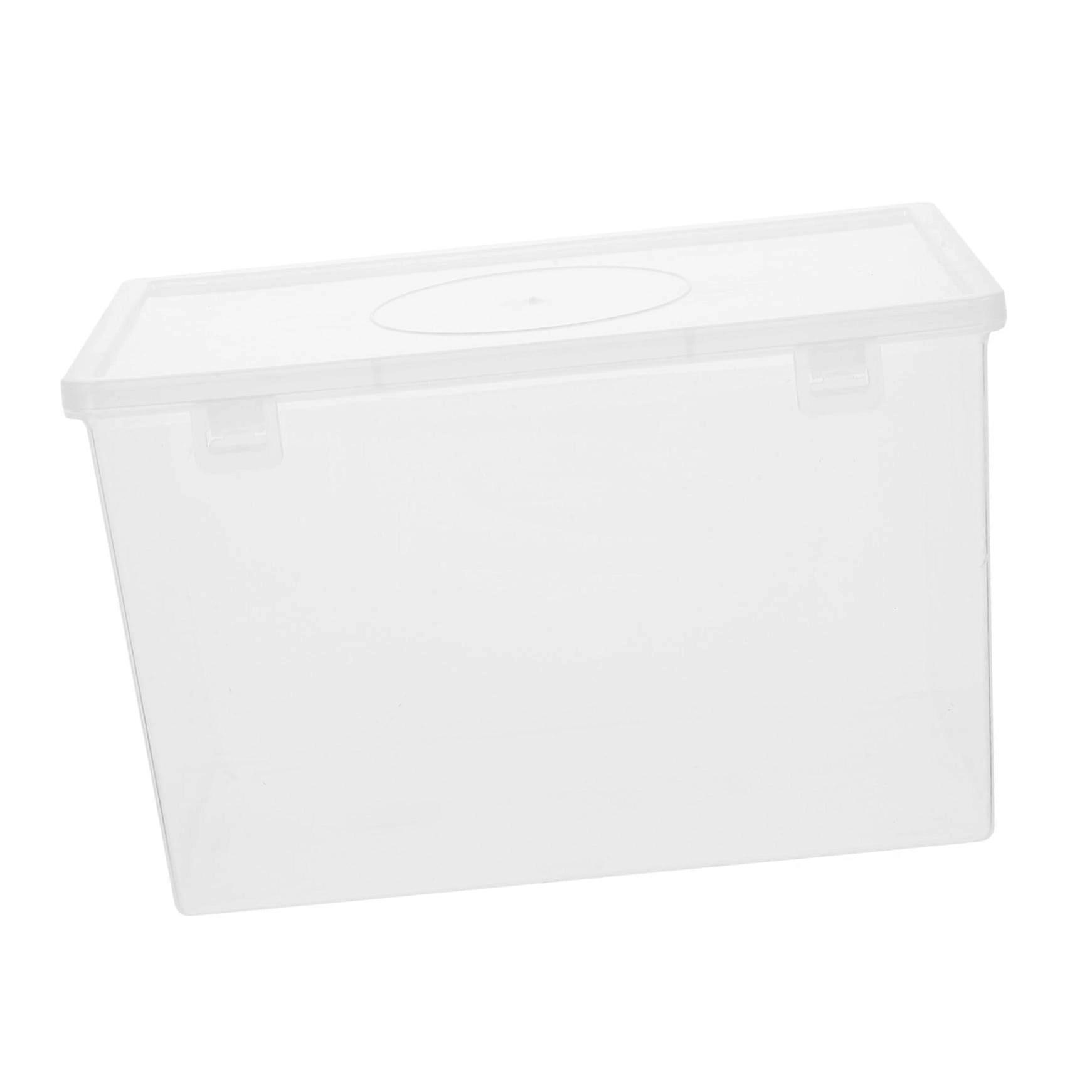 Transparent Bread Storage Box Airtight Seal for Kitchen Counter or Fridge Bread Fruit Snacks