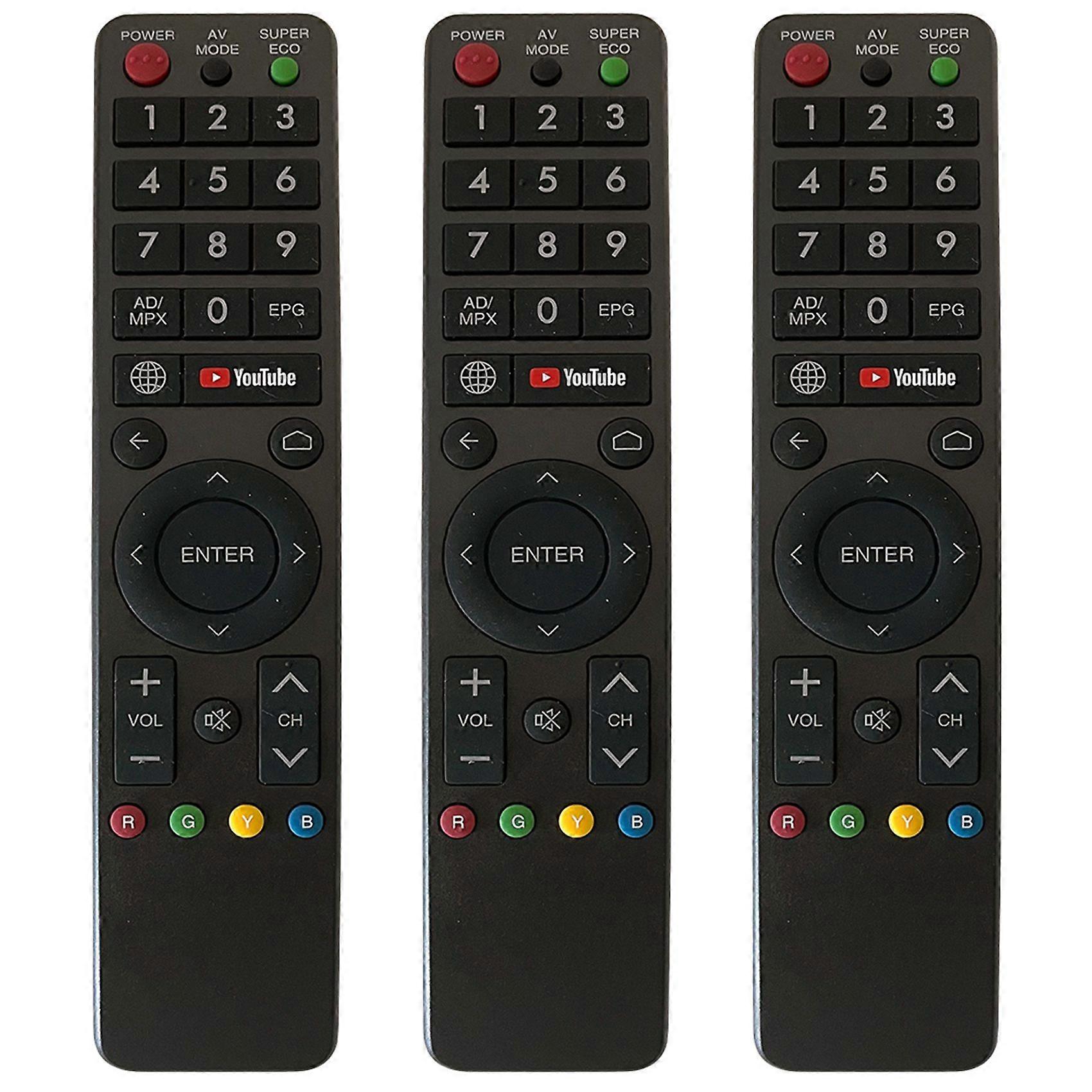 3X IR-289 TV Remote Control for Sharp IR-289 Infrared Smart TV Remote Control Suitable for the Same Shape