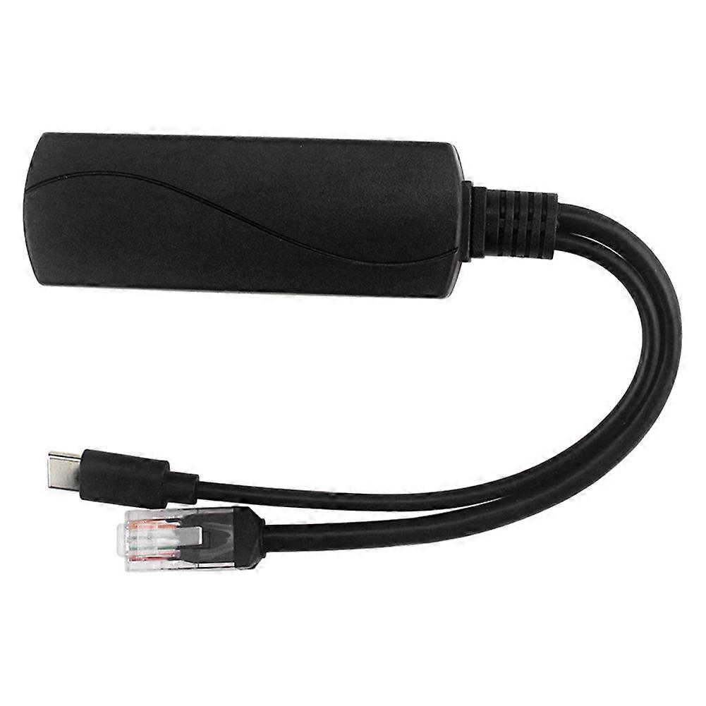 Répartiteur PoE 10/100/1000 Mbps 5 V 3 A Type C pour Raspberry Pi 4B