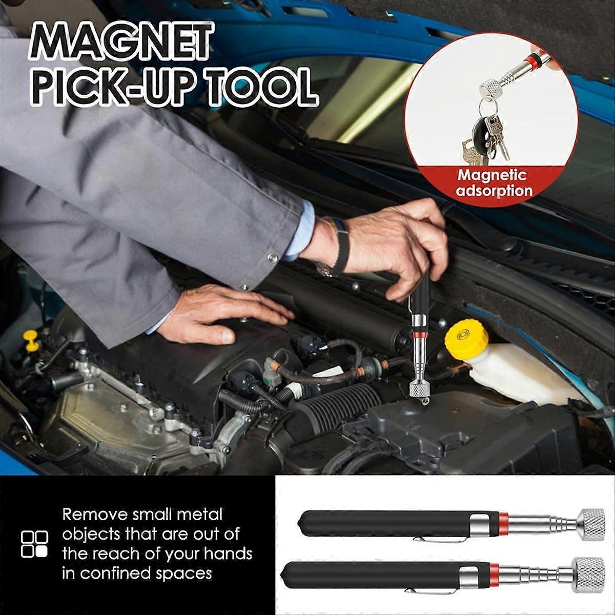 Telescoping Magnetic Pick Up Tool, Extendable Magnet Stick