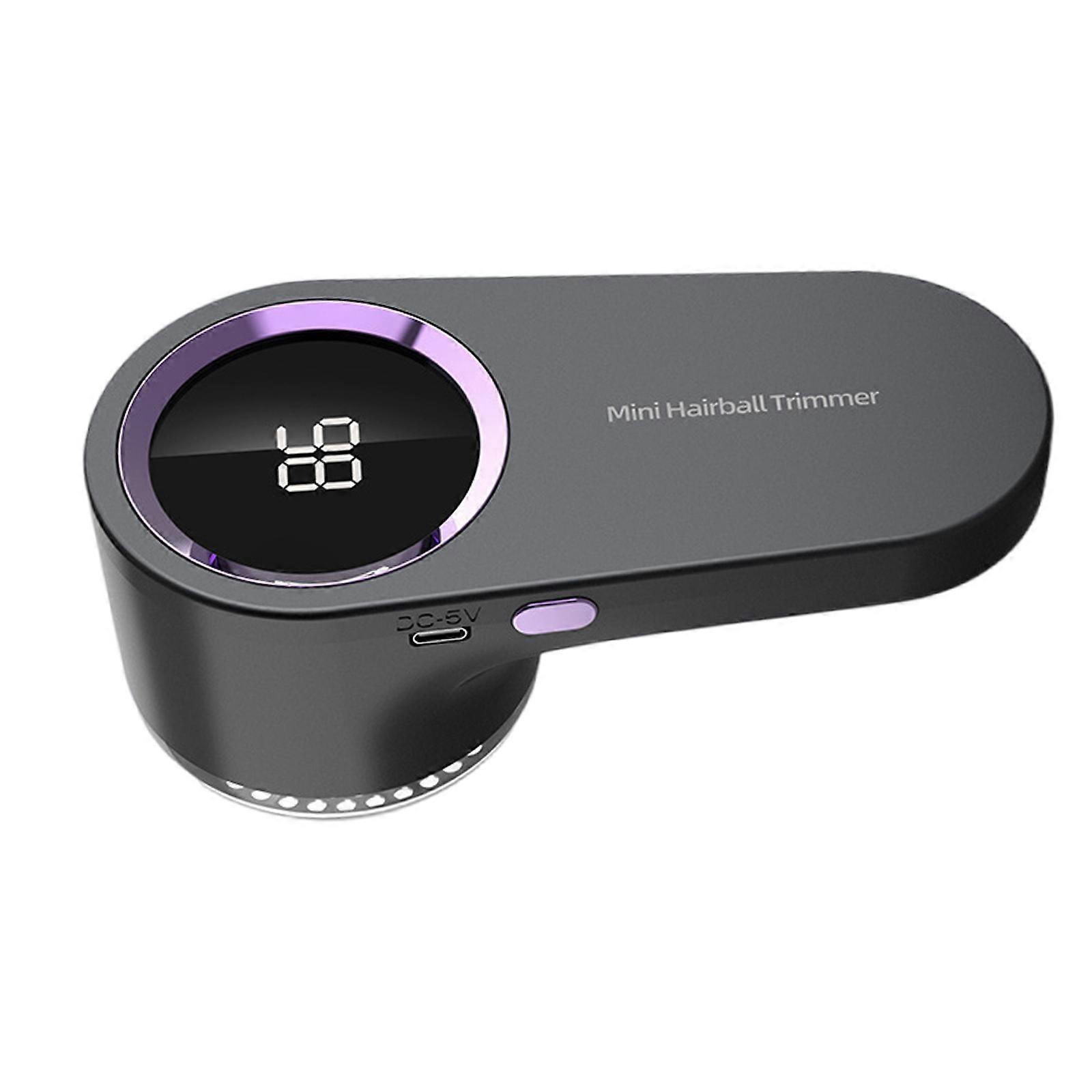 Quick Lints Remover Effective Fluff Remover LED Digital Display Fabric Groomers Fabric Shavers for Clothing and Furniture  gentleman gray