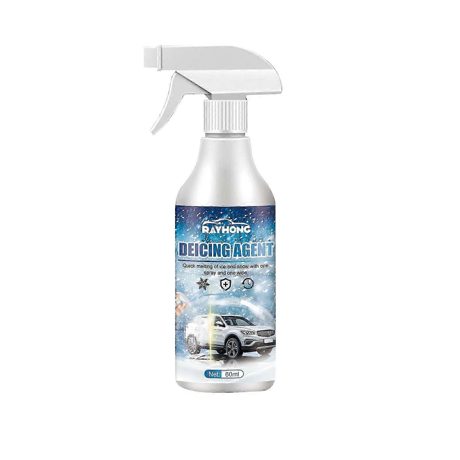 Quick Melting Snow Remover for Car Glass  Effective Ice  Snow Deicer for Winter Windshields