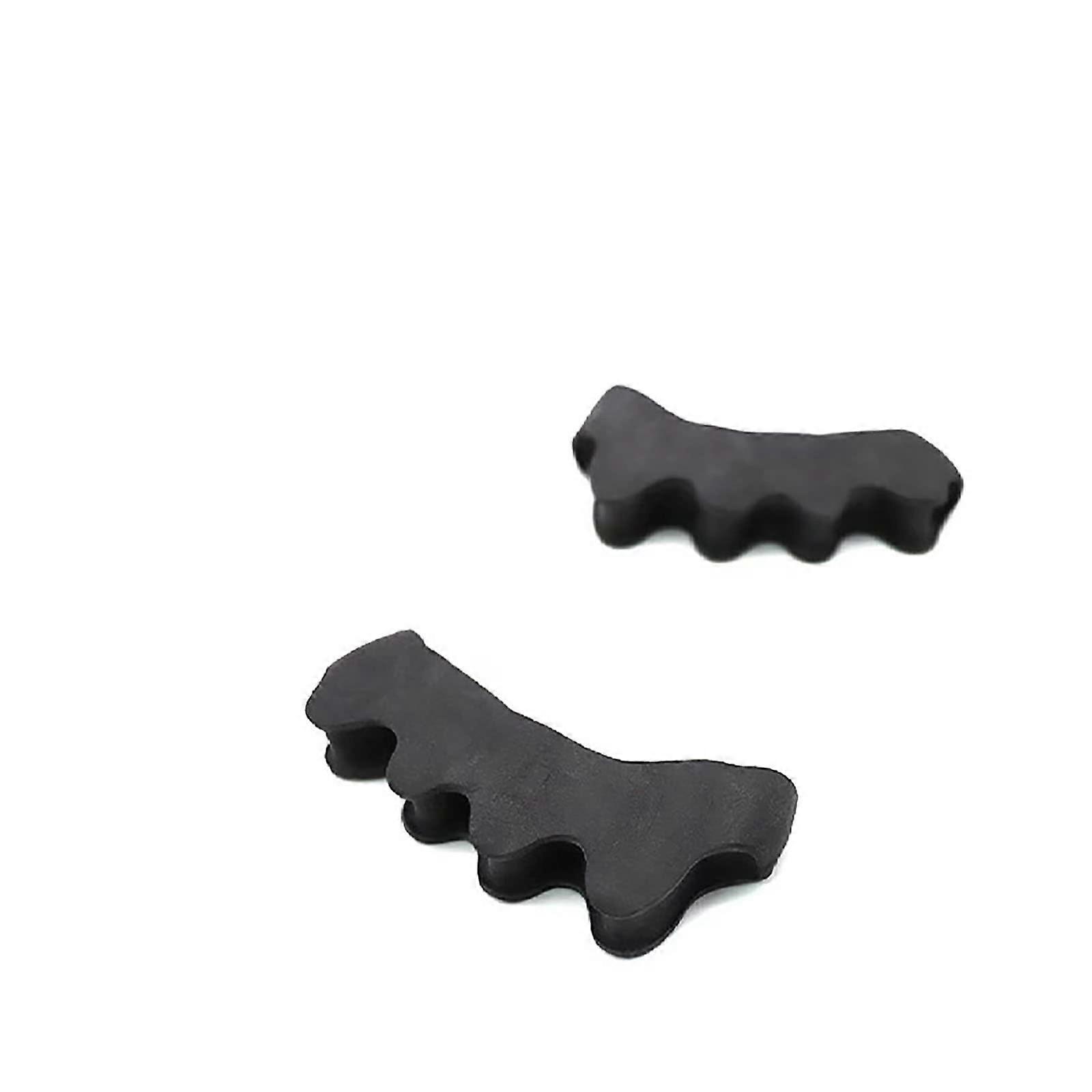 Bunion Corrector with Gel Toe Separator for Big Toe Alignment and Pain Relief, 4pcs Black