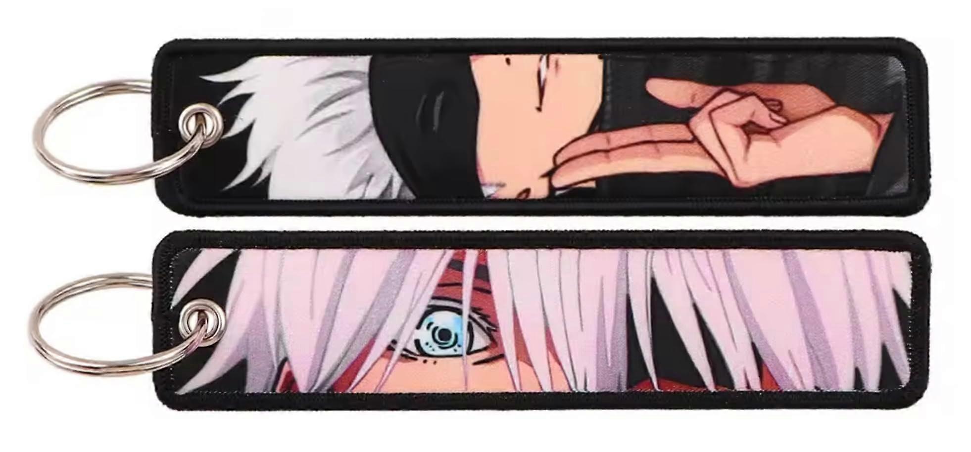 Keychain DoubleSided Vibrant Print Durable Keyring for Anime Fans