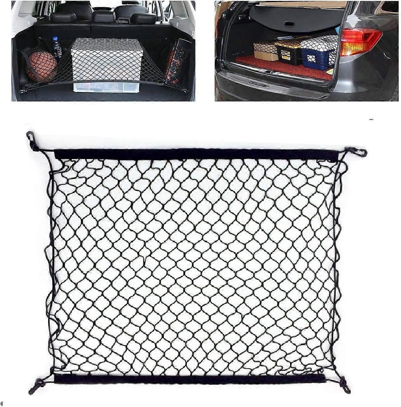 Car Storage Net Elastic Mesh Organizer for Trunk Side Wall Universal Vehicle Cargo Pocket