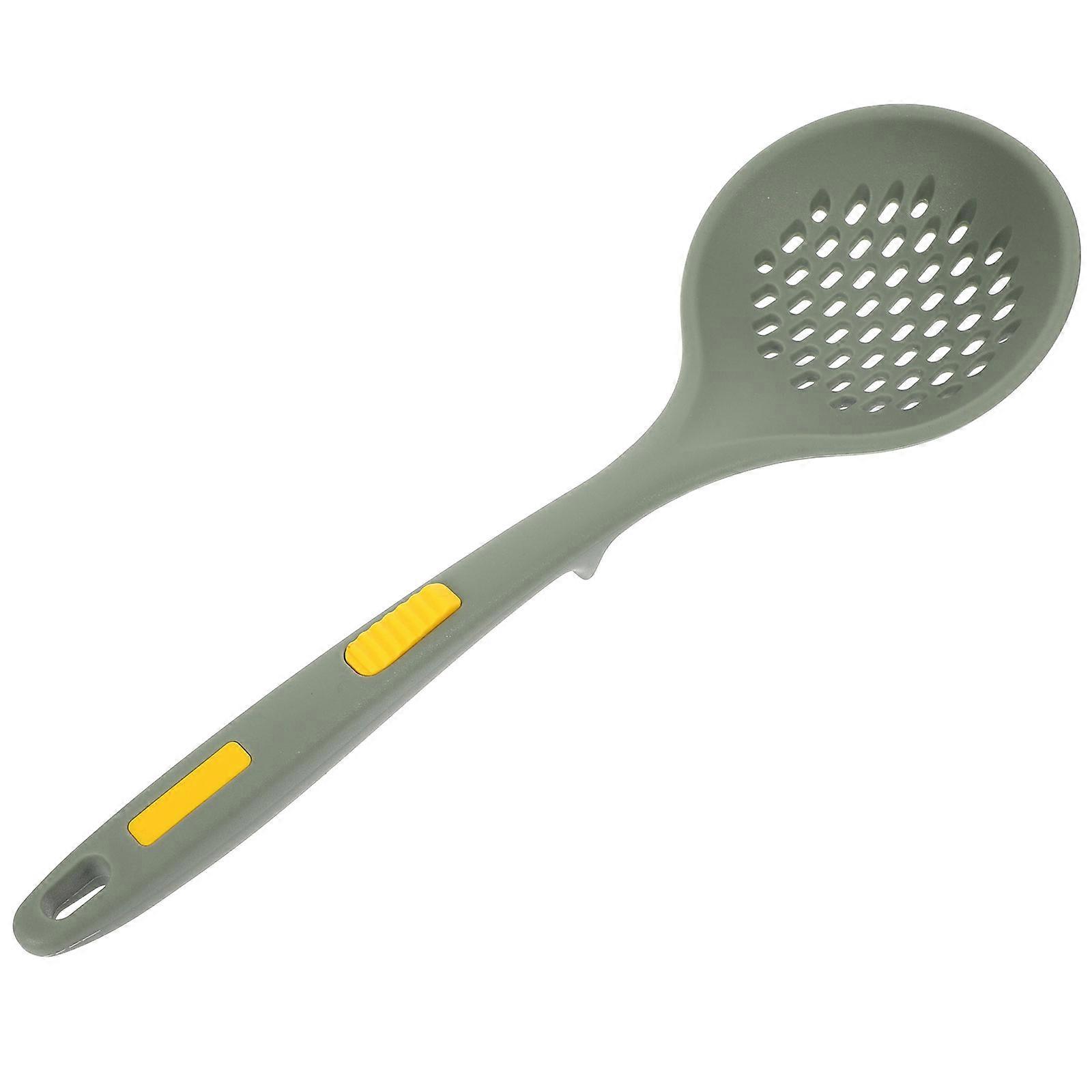 Multi Color Silicone Pasta Strainer Spoon for Kitchen Use