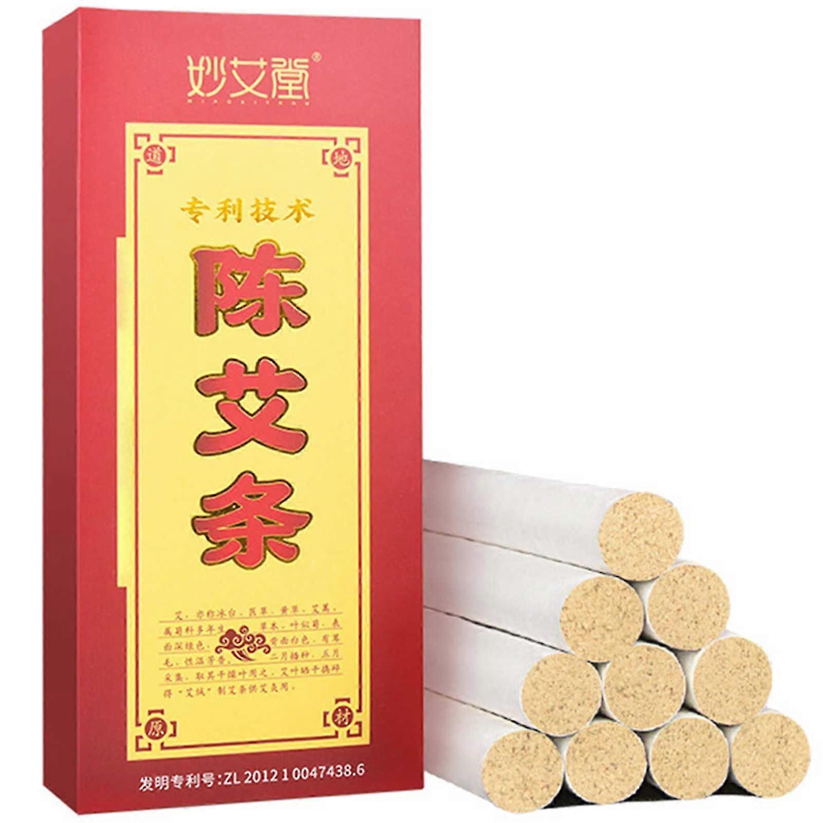 5 Year Chen Pure Moxa Stick for Moxibustion Pure Hand-made Moxibustion Mugwort Roll for Knee