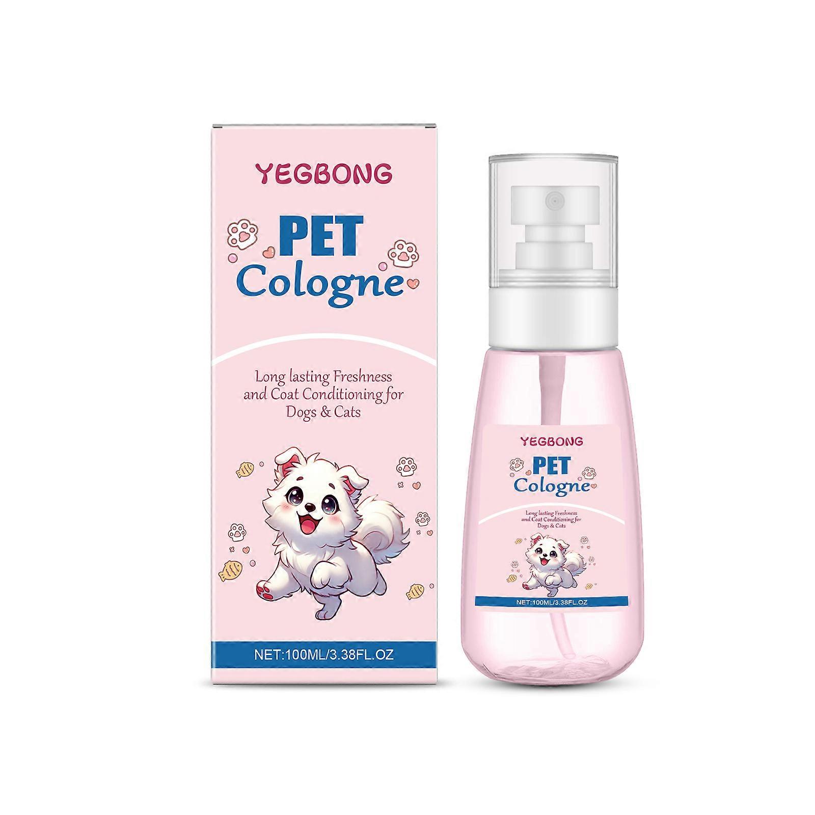 Yegbong Pet Deodorant Spray, Daily Gentle Clean Odorous Air Refreshing Portable Spray