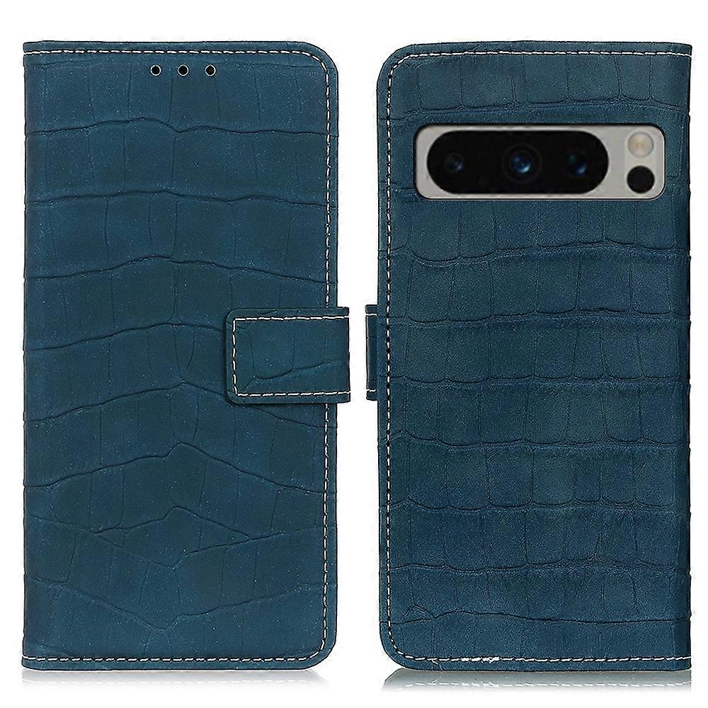 For Google Pixel 8 Pro Magnetic Crocodile Texture Leather Phone Case