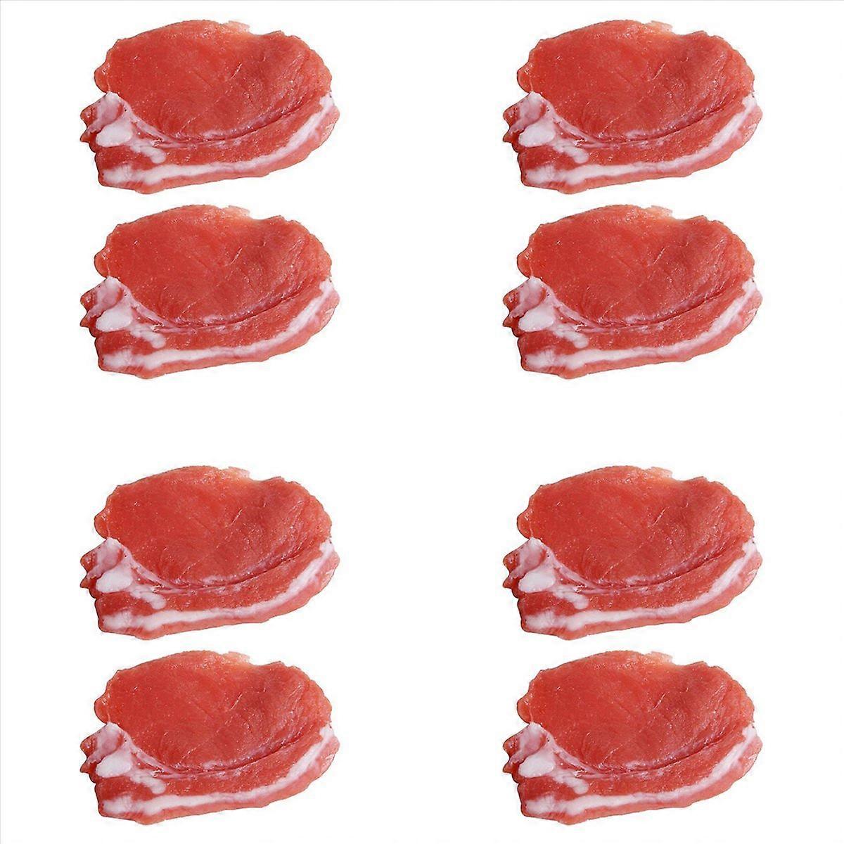 2Pcs Fake Cooked Fresh Pork Simulation Cabinet Desk Decoration