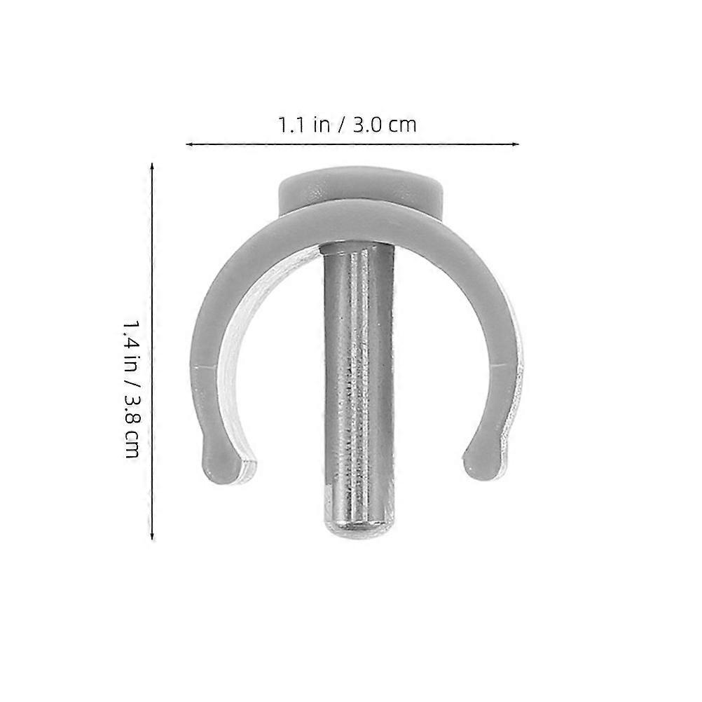 Cane Attachment C-Shape Latch Clamp for Crutch 4Pcs Secure Buckle Clips