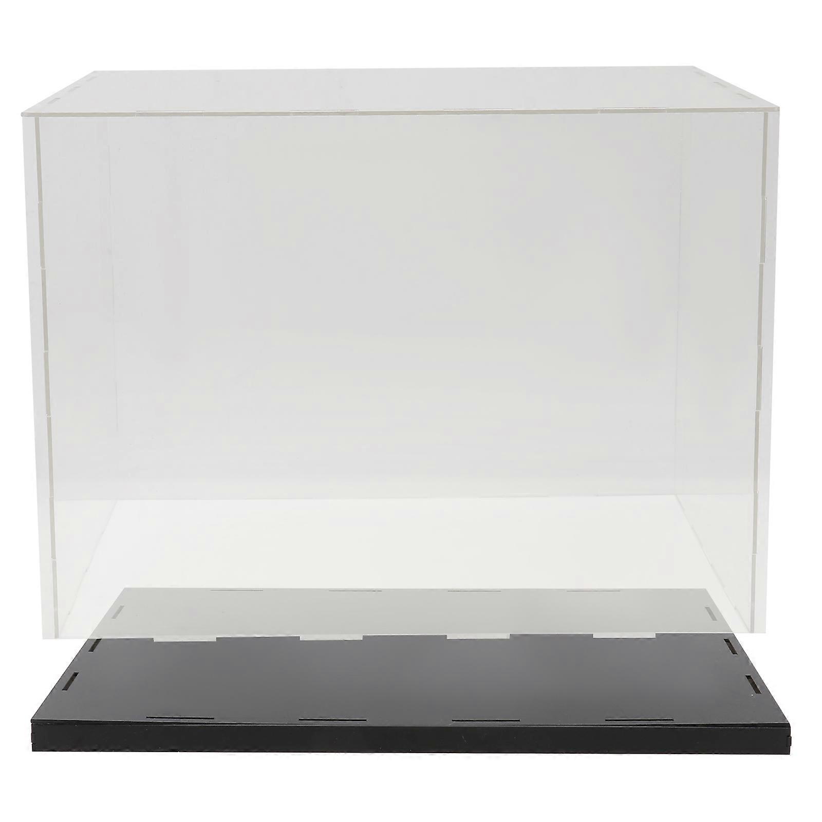Durable Acrylic Display Box Storage Solution For 13×19.7×9.8in With Lid 2Pcs