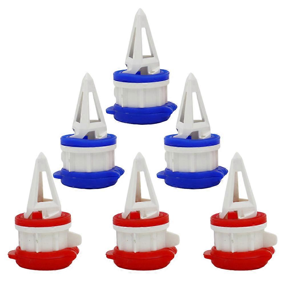 Box Drink Diverter with Lid for Spillproof Pouring 6Pcs Set