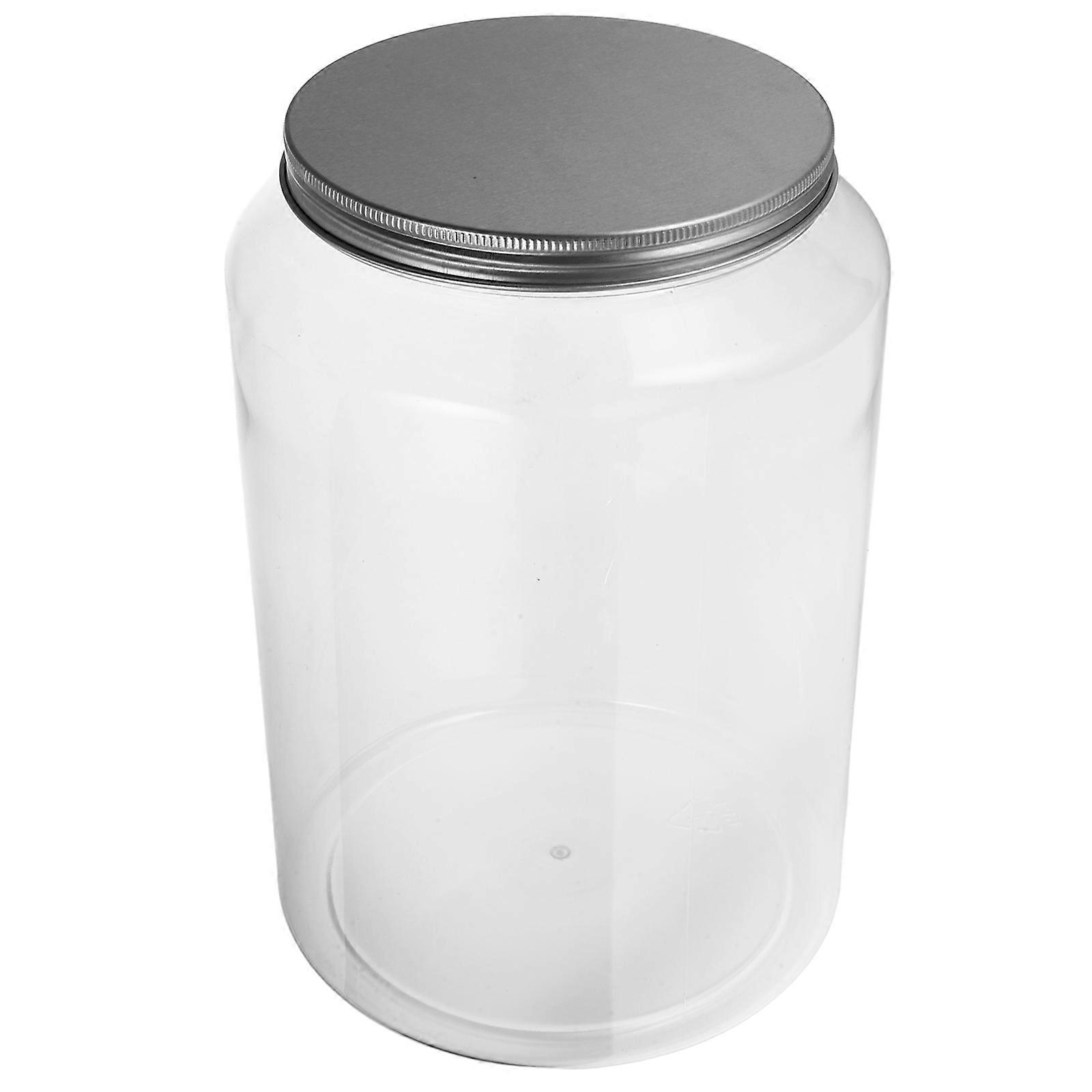 Clear Storage Jar for Dolls Transparent Organizer with Protective Lid