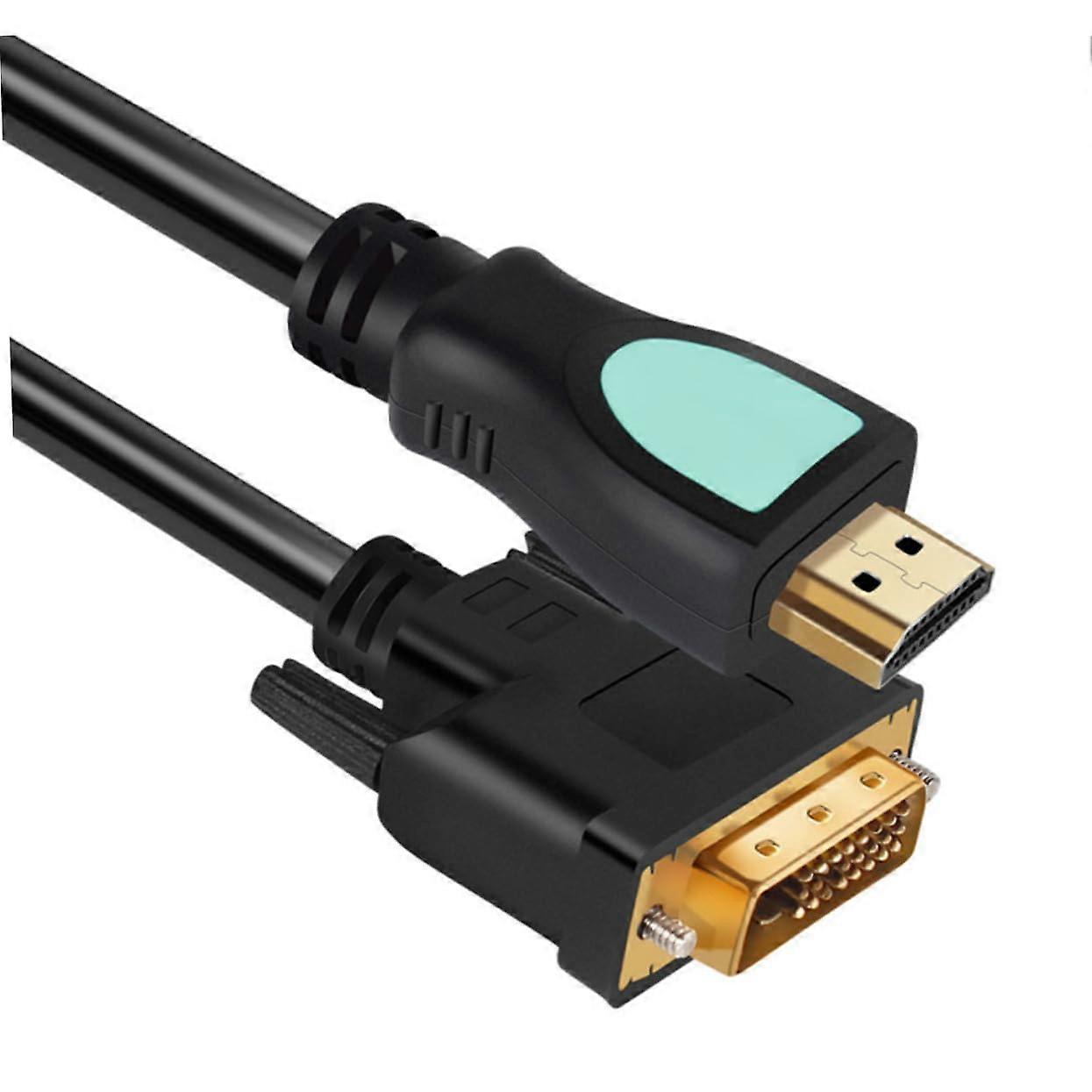 1.5m Purity Conductor To DVI Cable Plated Connectors PVC Material Copper Core DVI Interface PVC Jacket