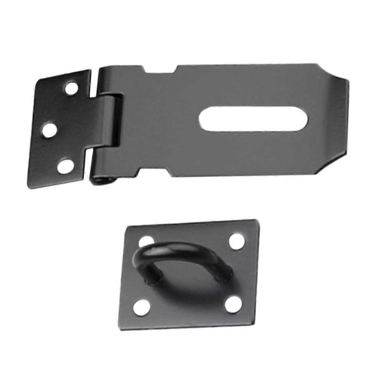 2pcs Heavy Duty Shed Lock Stainless Steel Hasp AntiTheft Door Latch for Gate and Storage