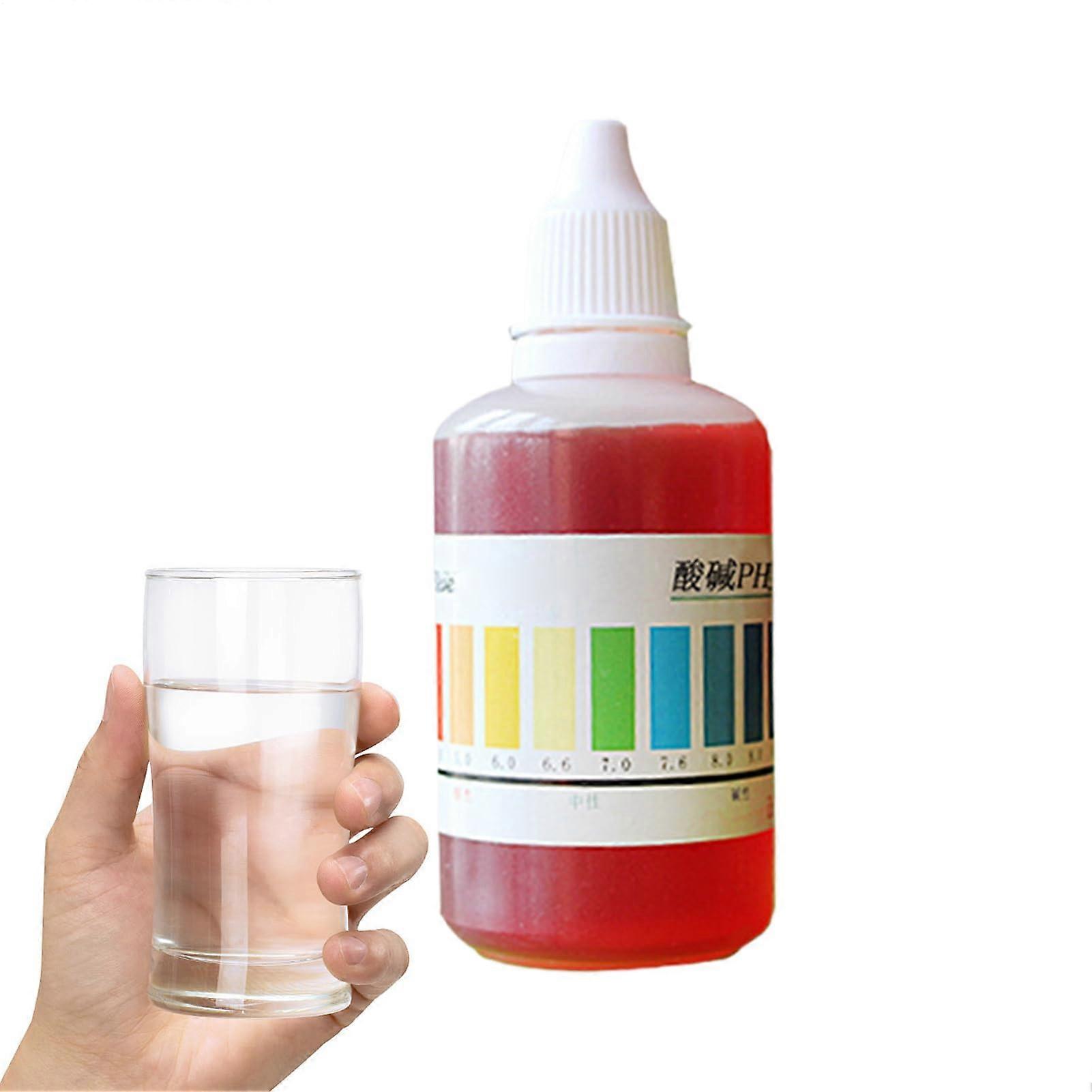 pH Test Solution 50ml for Swimming Pools and Drinking Water, Accurate Aquarium pH Tester