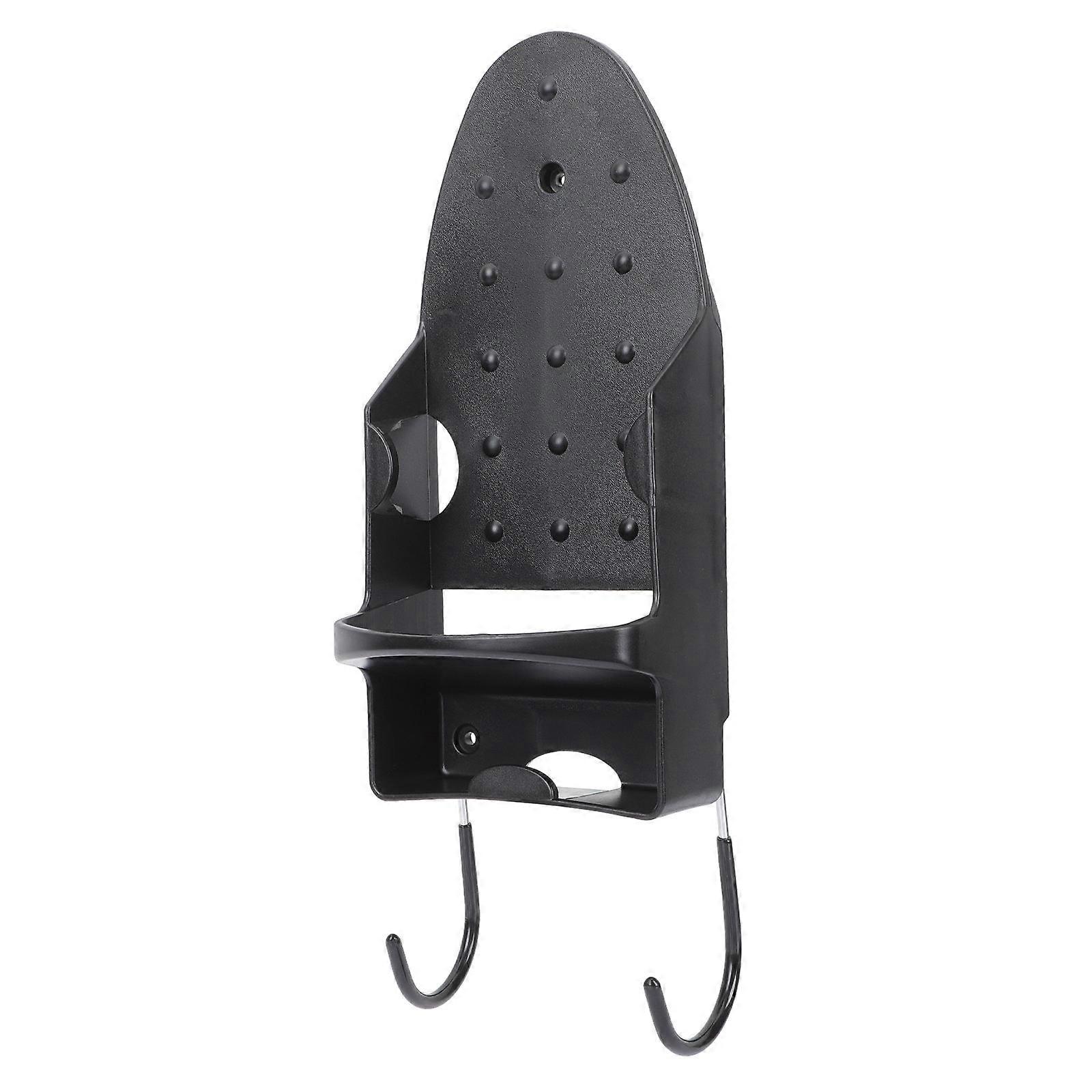 Wall Mounted Iron Holder for Storage Black Pbt Material